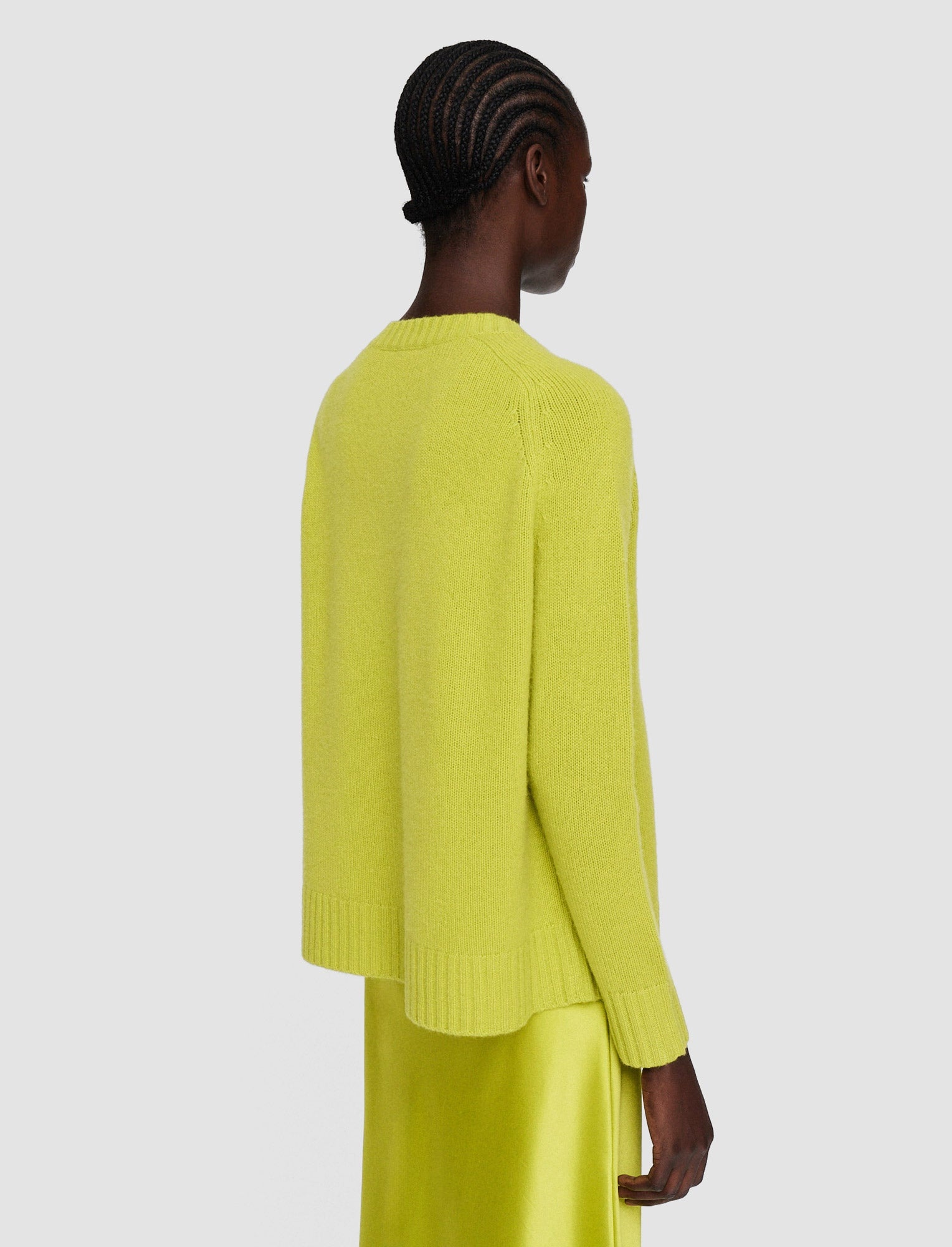 Open Cashmere V Neck Jumper - 4