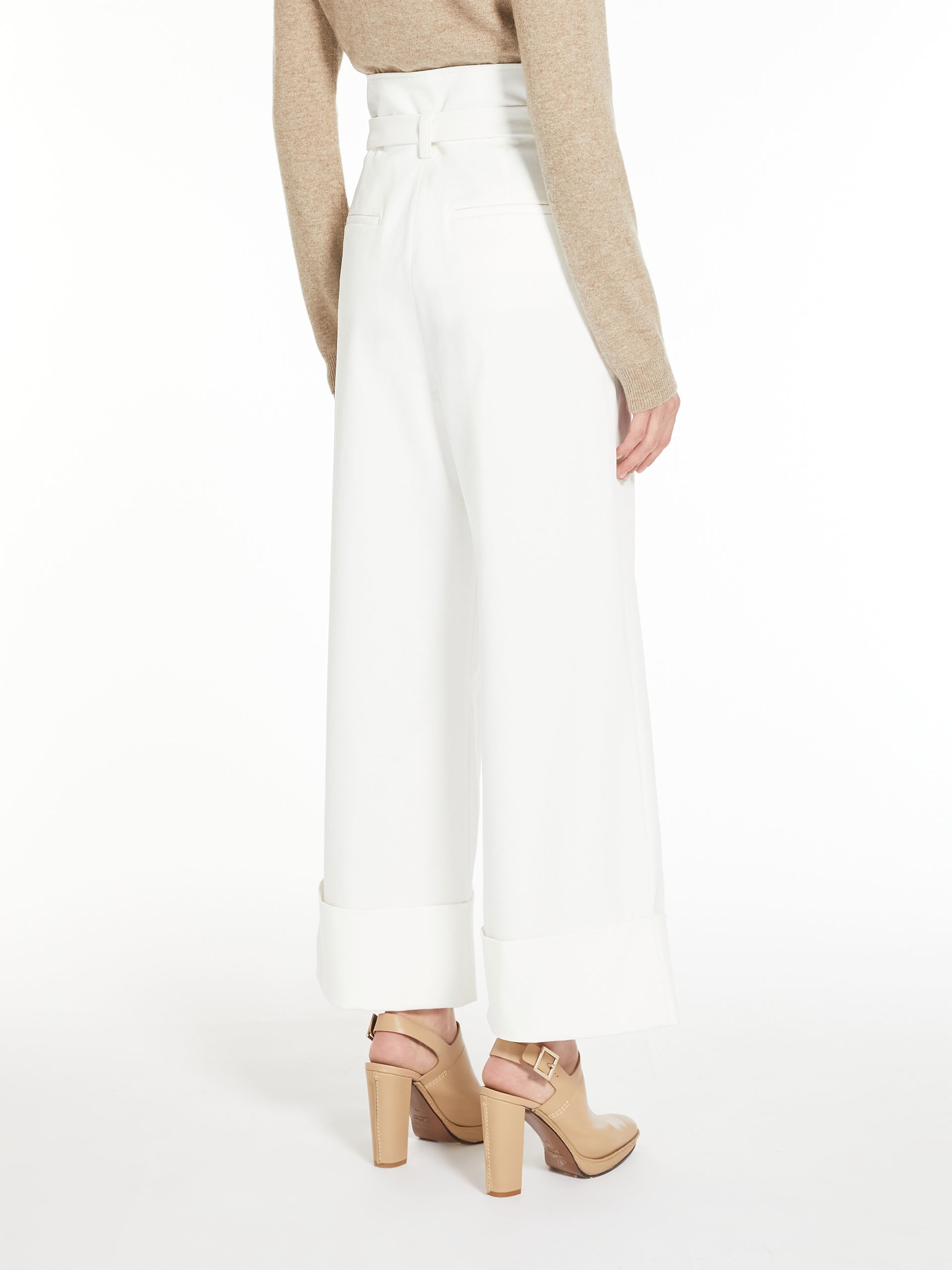 NIGELLA Cotton gabardine trousers - 4