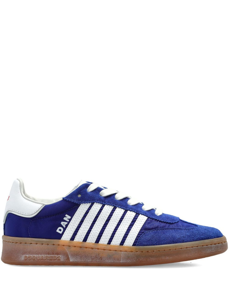 Boxer striped leather sneakers 1