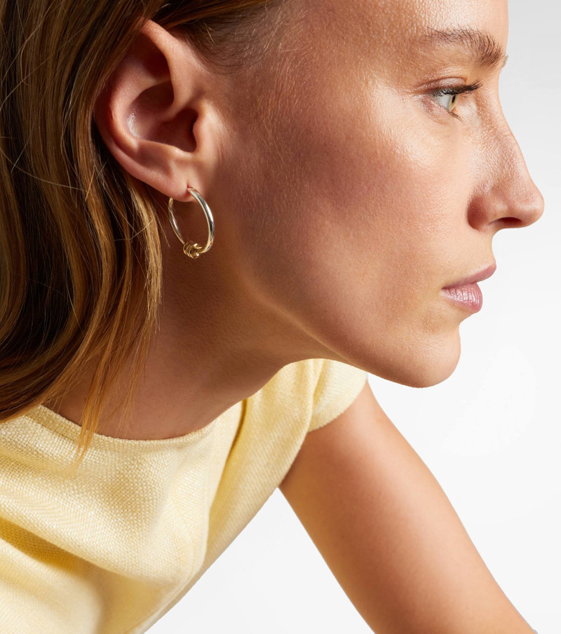 Spinelli Kilcollin Argo sterling silver and 18kt gold earrings outlook