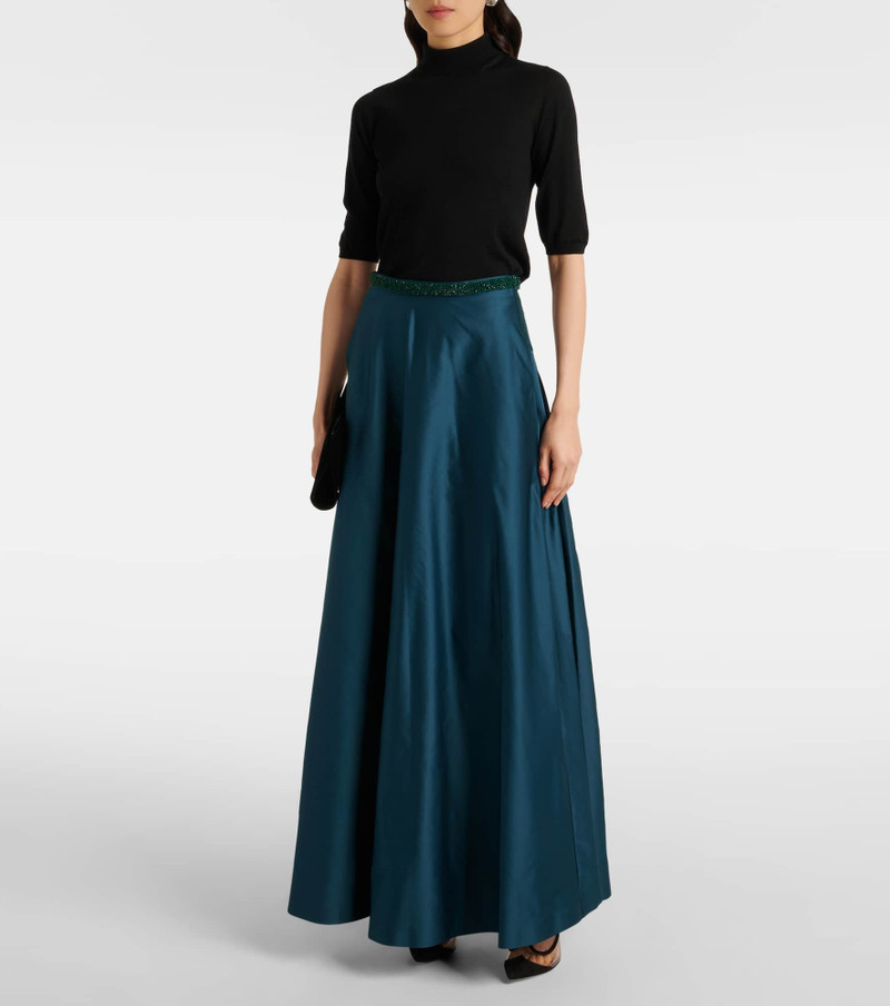 Max Mara Brasile embellished maxi skirt outlook