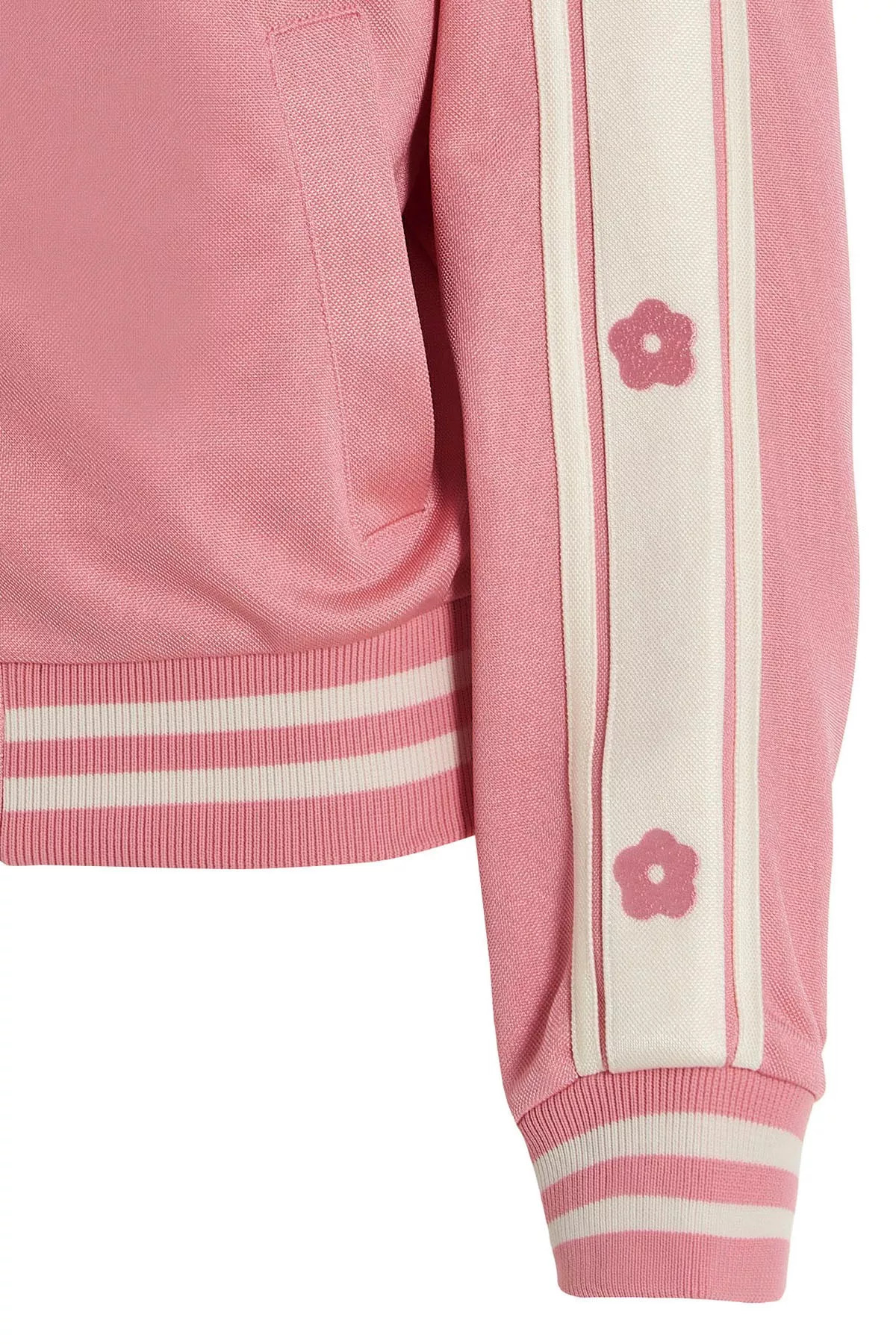 Logo embroidery bib sweatshirt - 6