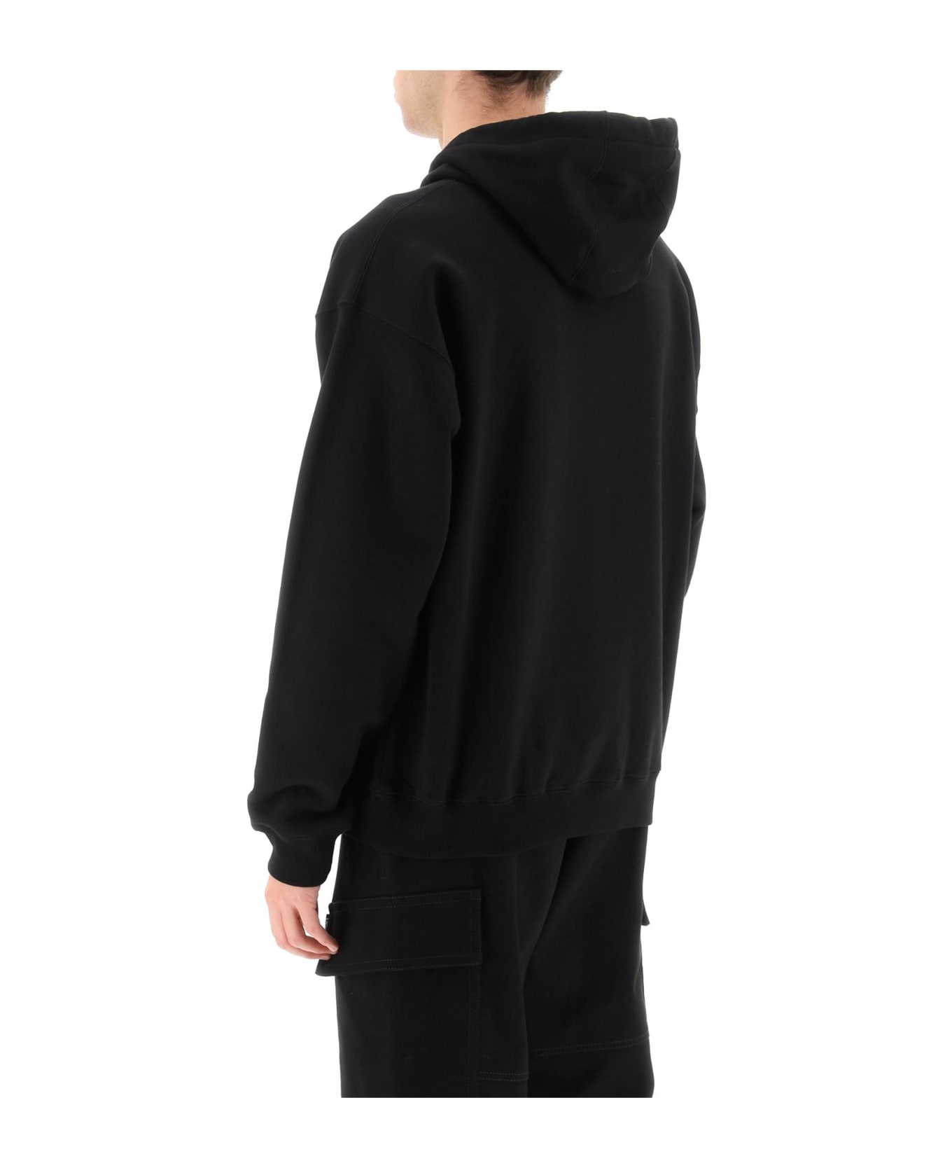 Black Cotton Sweatshirt - 3