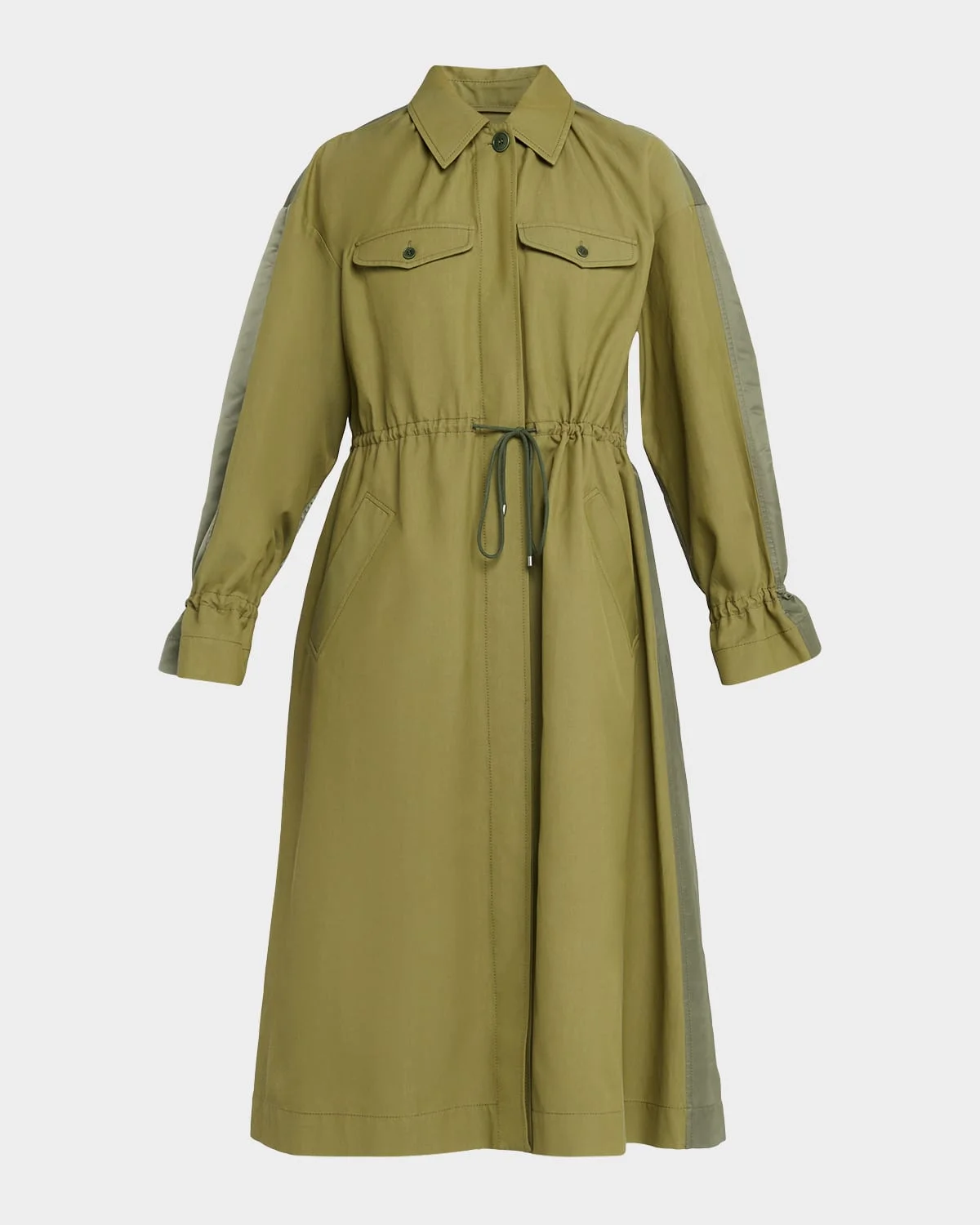 Combo Blouson Trench Coat - 1