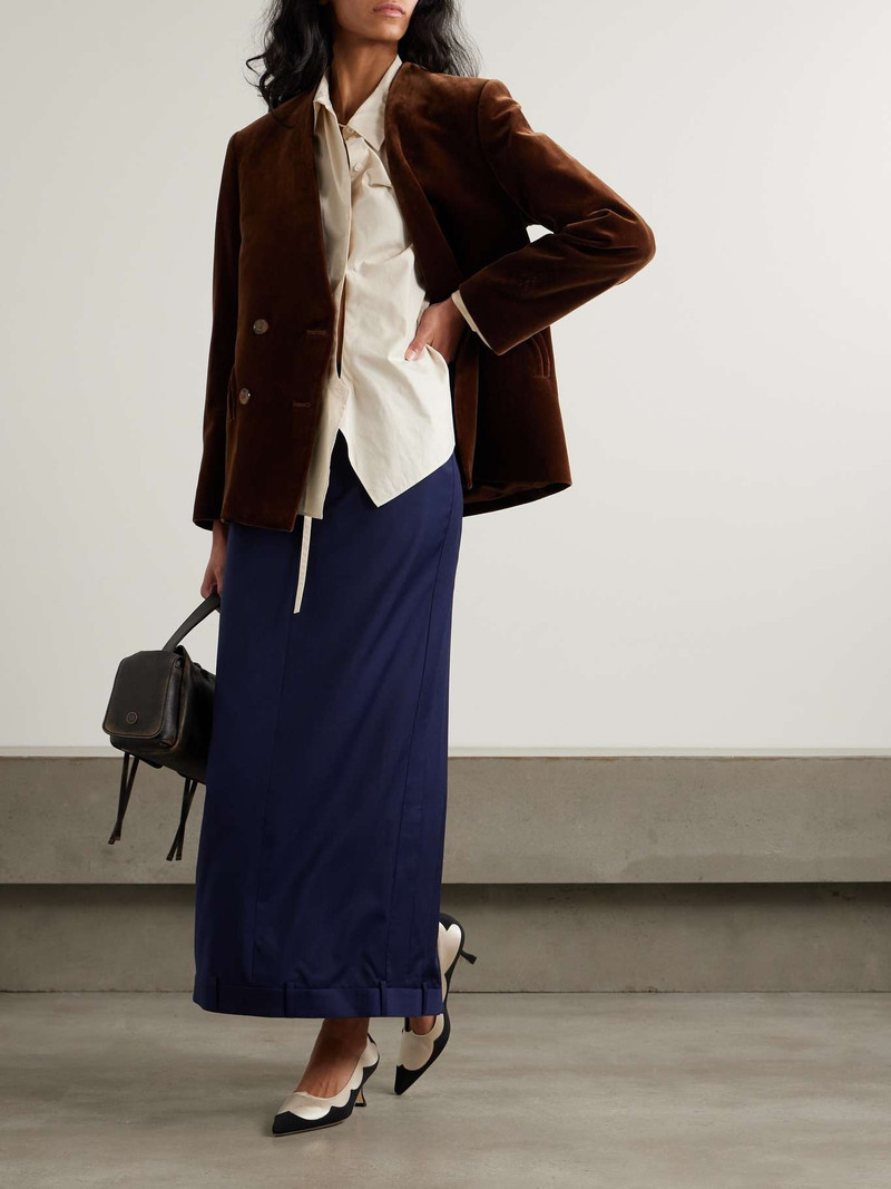 BETTTER Upside-Down wool-blend maxi skirt outlook