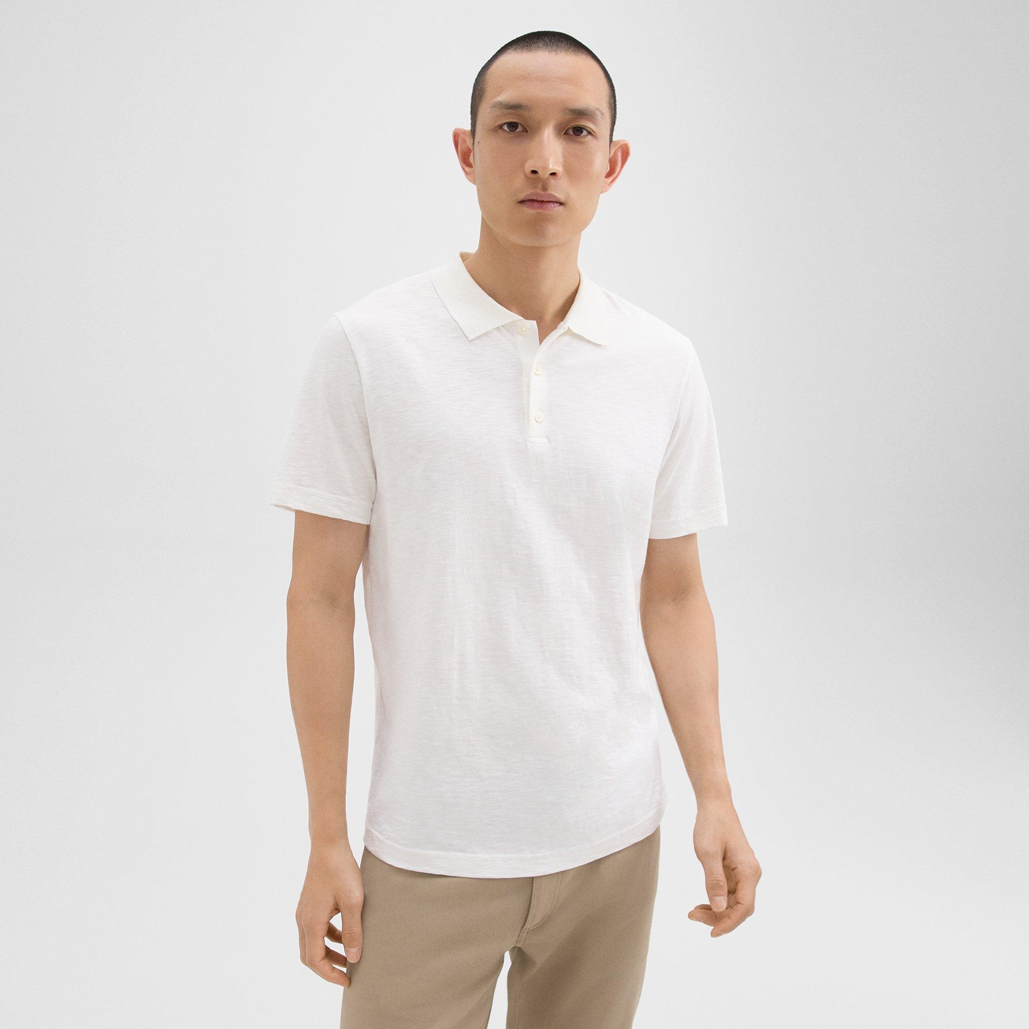 Bron Polo Shirt in Cosmos Slub Cotton - 2