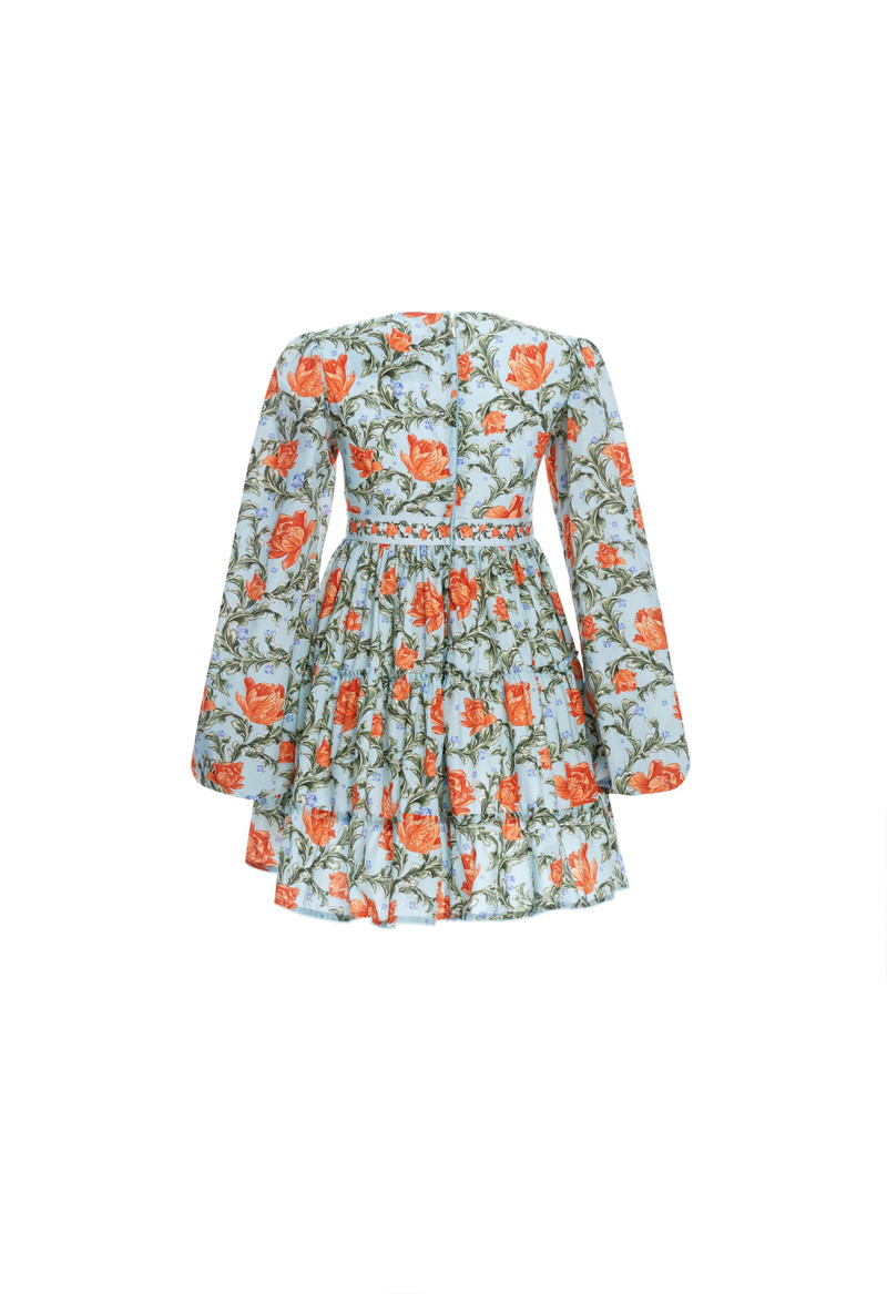 Avena Peonia Atardecer Mini Dress 3