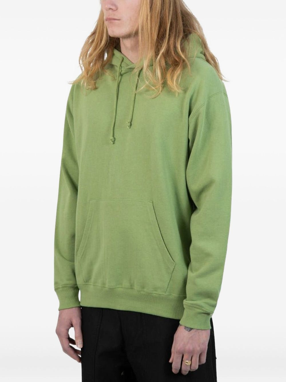 pouch-pocket drawstring hoodie - 2