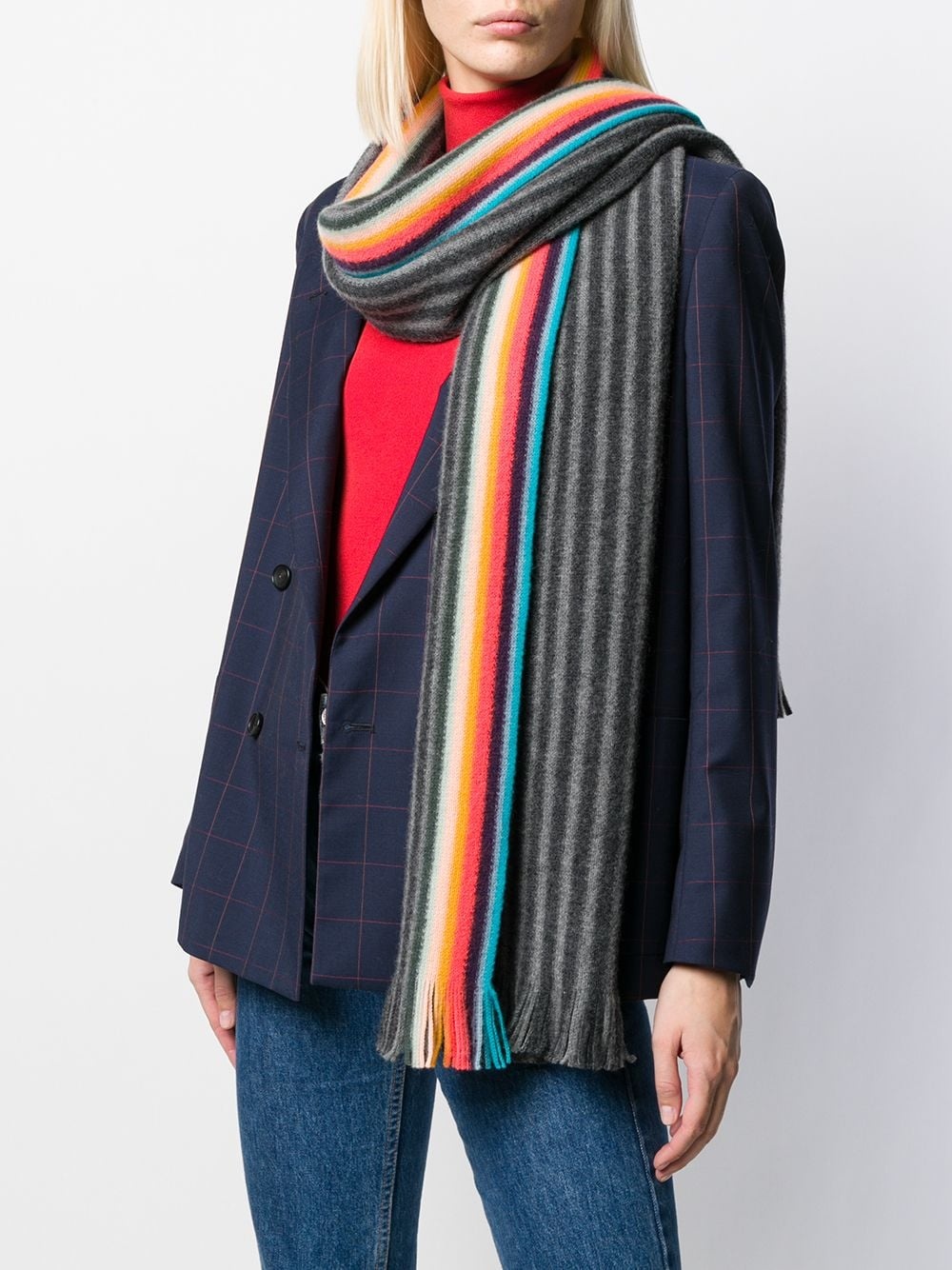 striped scarf - 2