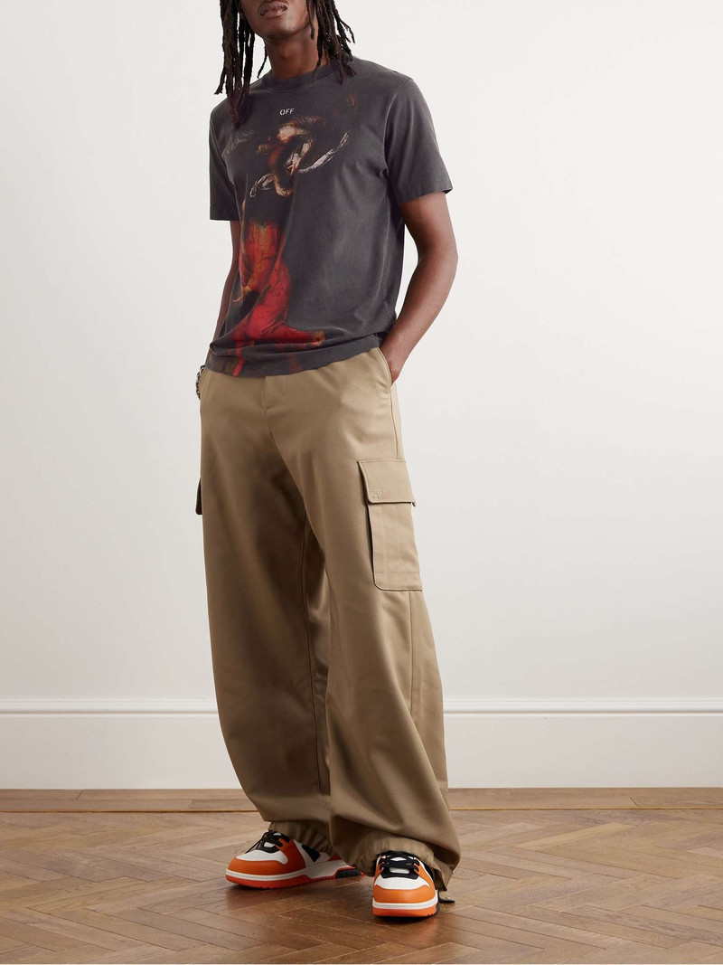 Off-White S. Matthews Printed Cotton-Jersey T-Shirt outlook