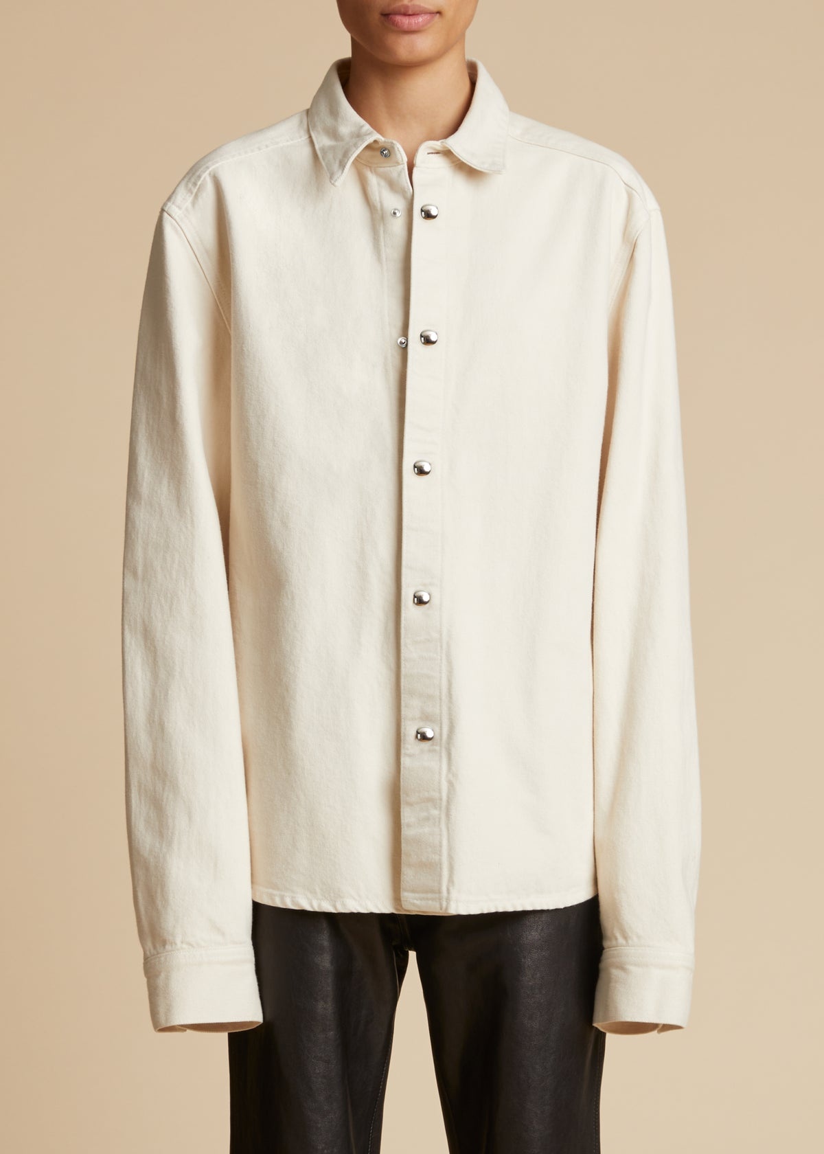 KHAITE - Argo Wool Nylon Shirt