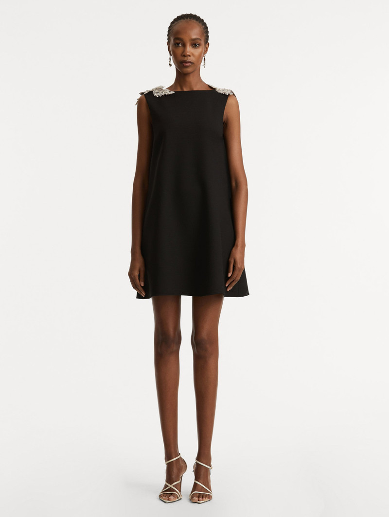 Oscar de la Renta FERN SEQUIN EMBROIDERED OPEN BACK DRESS outlook