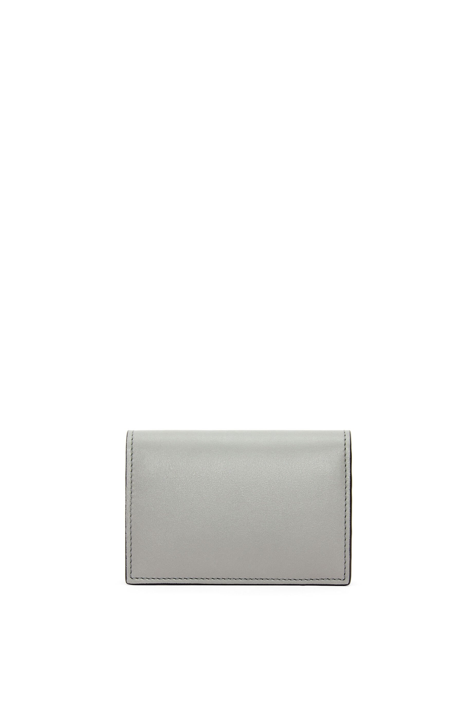 Slim bifold cardholder in shiny nappa calfskin - 3