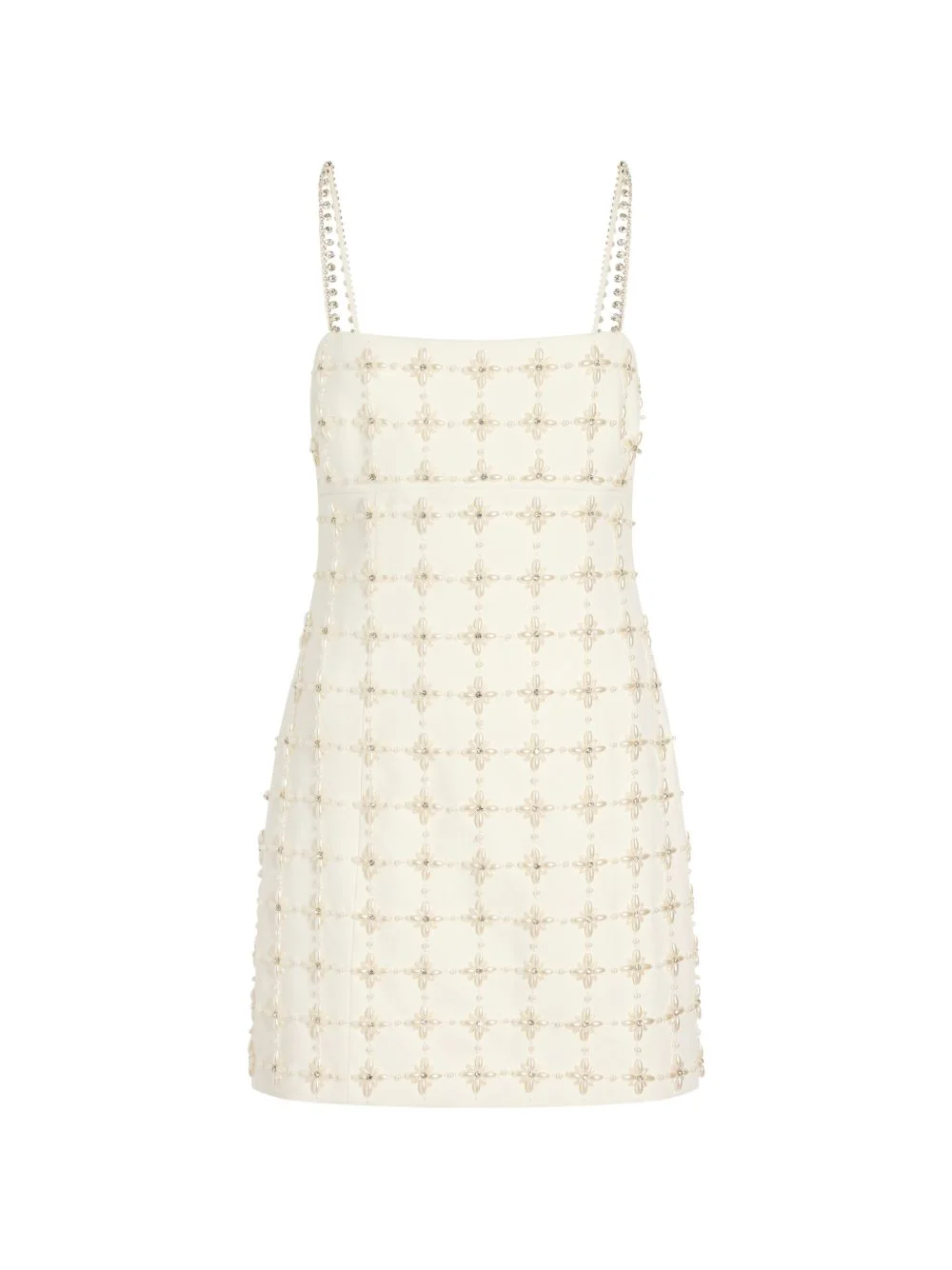 Pearl Crystal Iris Satine mini dress - 1