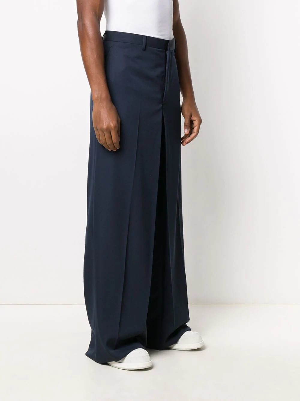 wide-leg tailored trousers - 3