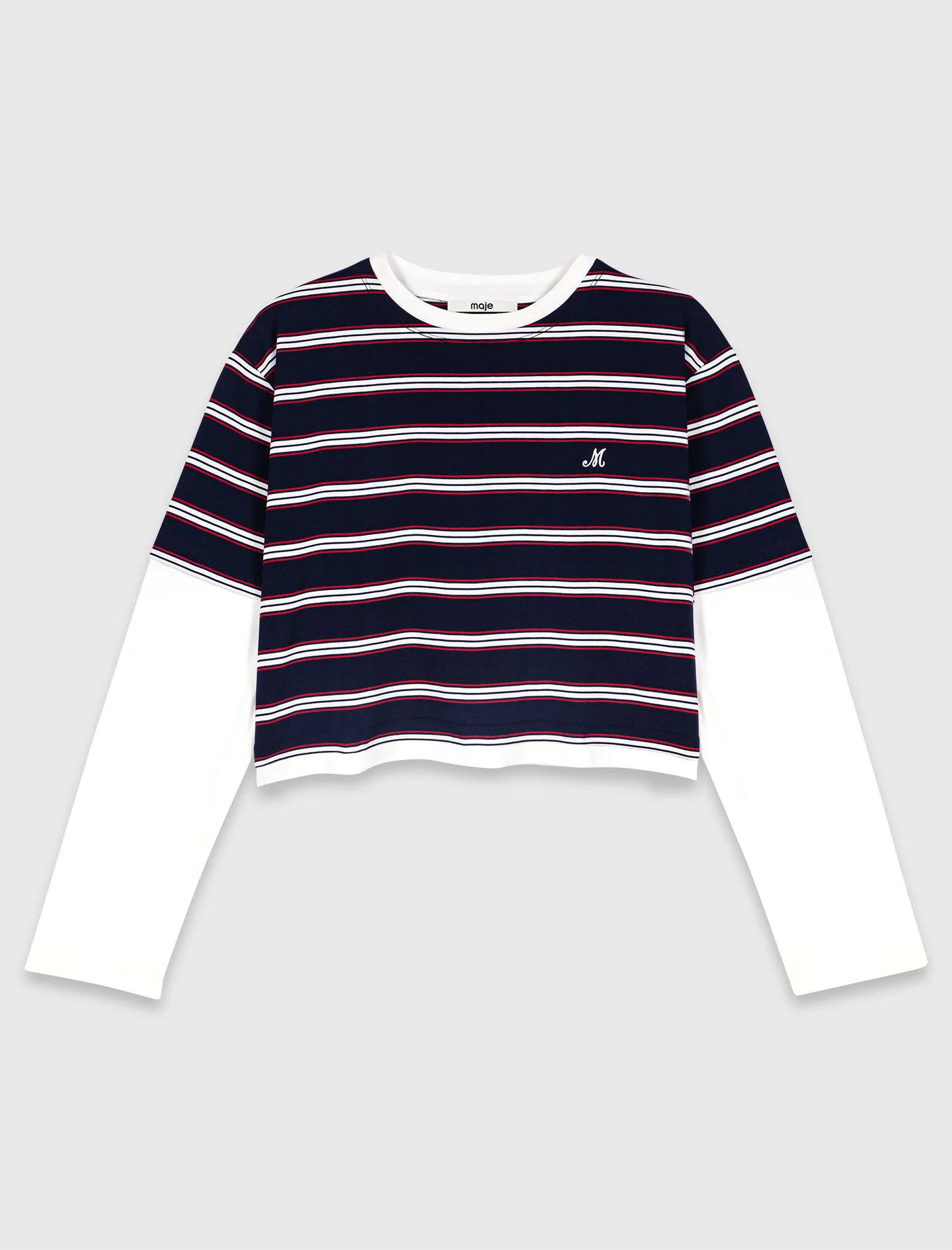 Layered-effect T-shirt - 1