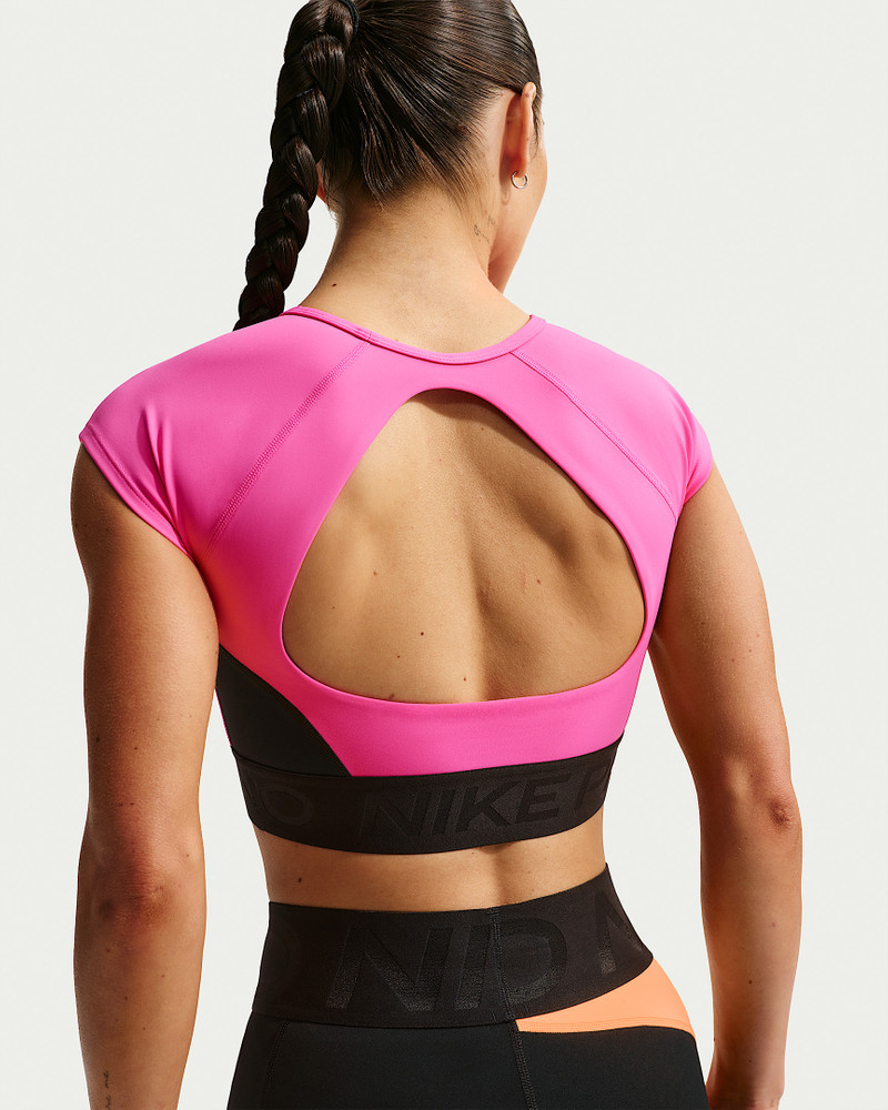 Nike Nike Pro Sculpt Women's Medium-Support Padded Short-Sleeve Sports Bra outlook