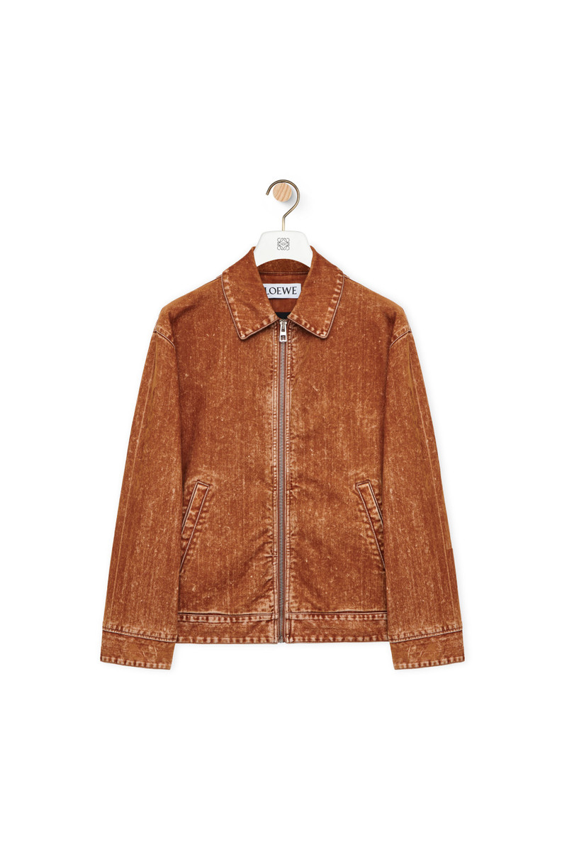 Bomber jacket in denim 1