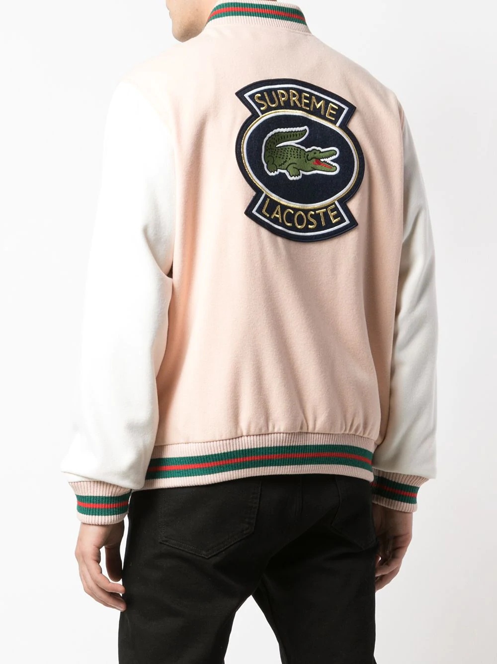 supreme x Lacoste bomber jacket - 4