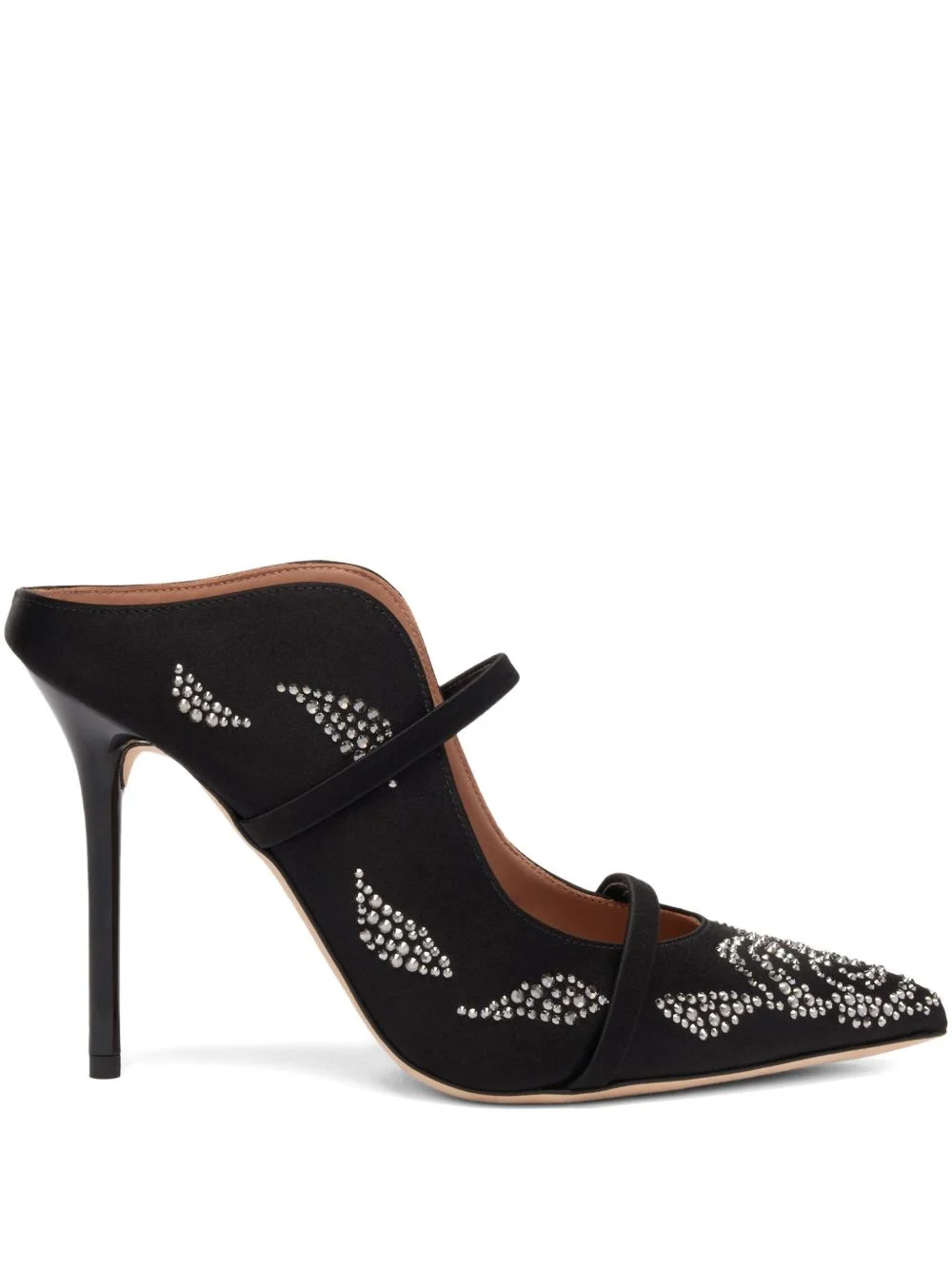 100mm Maureen embellished heeled mules - 1