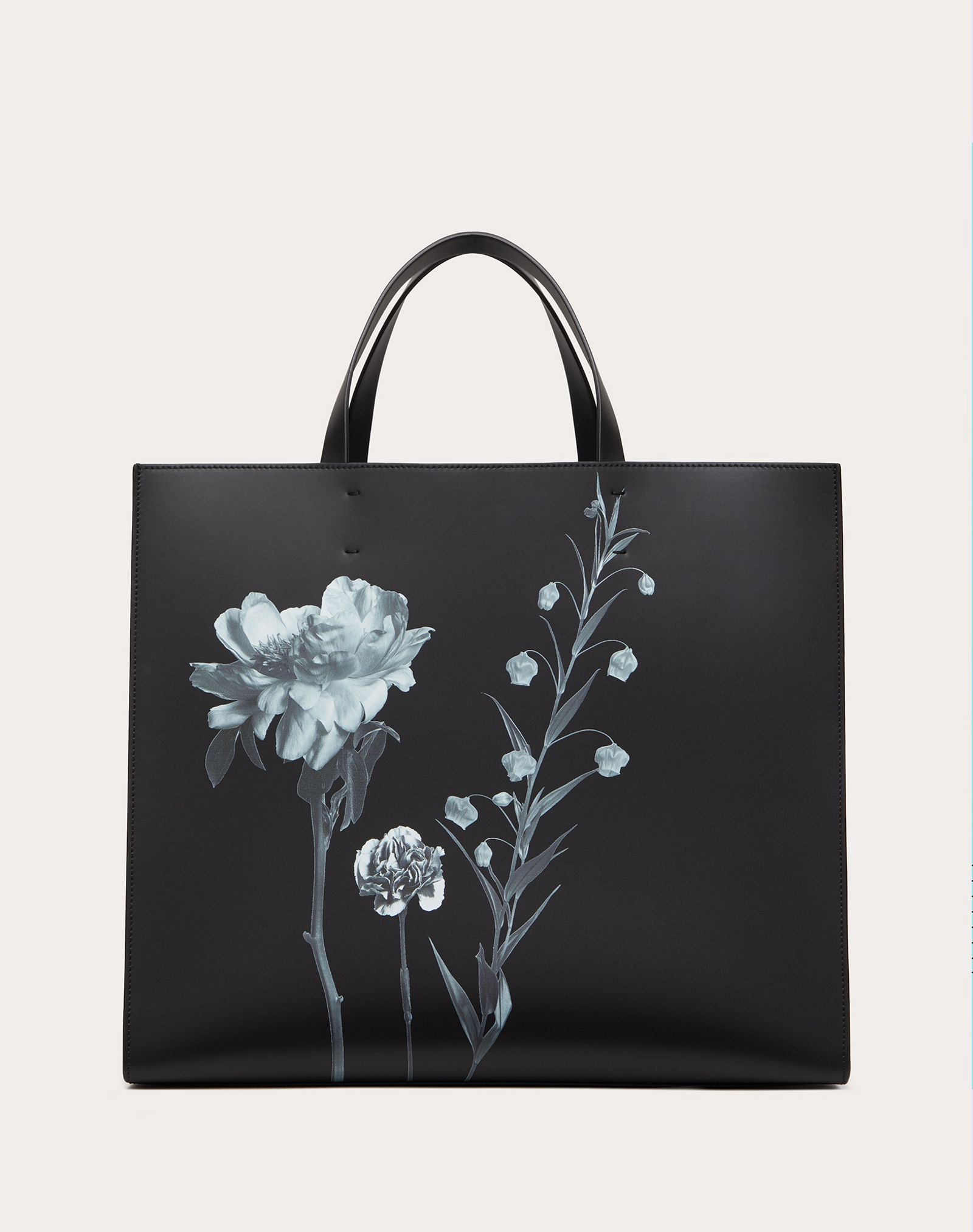 Flowersity Leather Tote Bag - 1