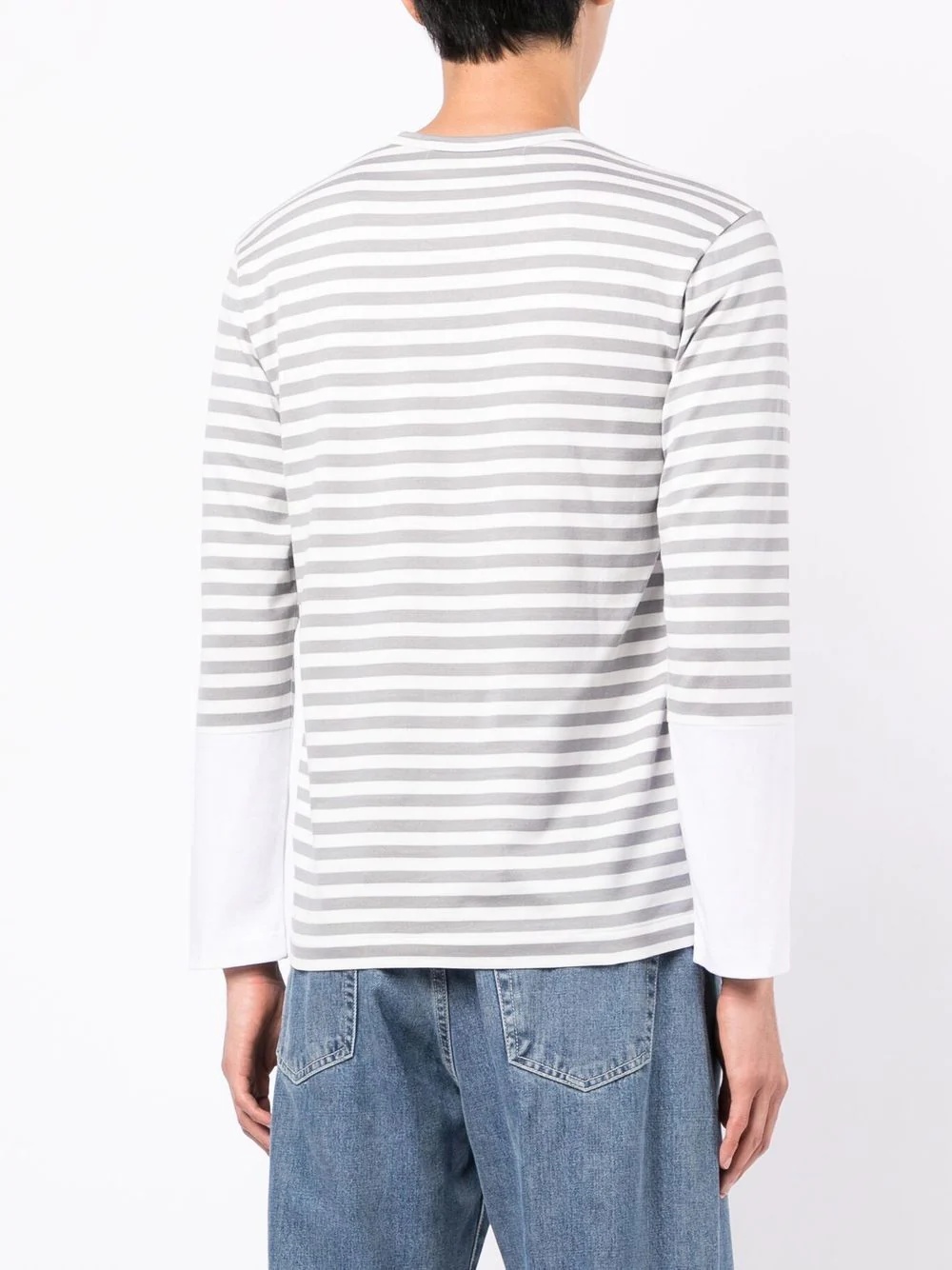 long-sleeve striped T-shirt - 4