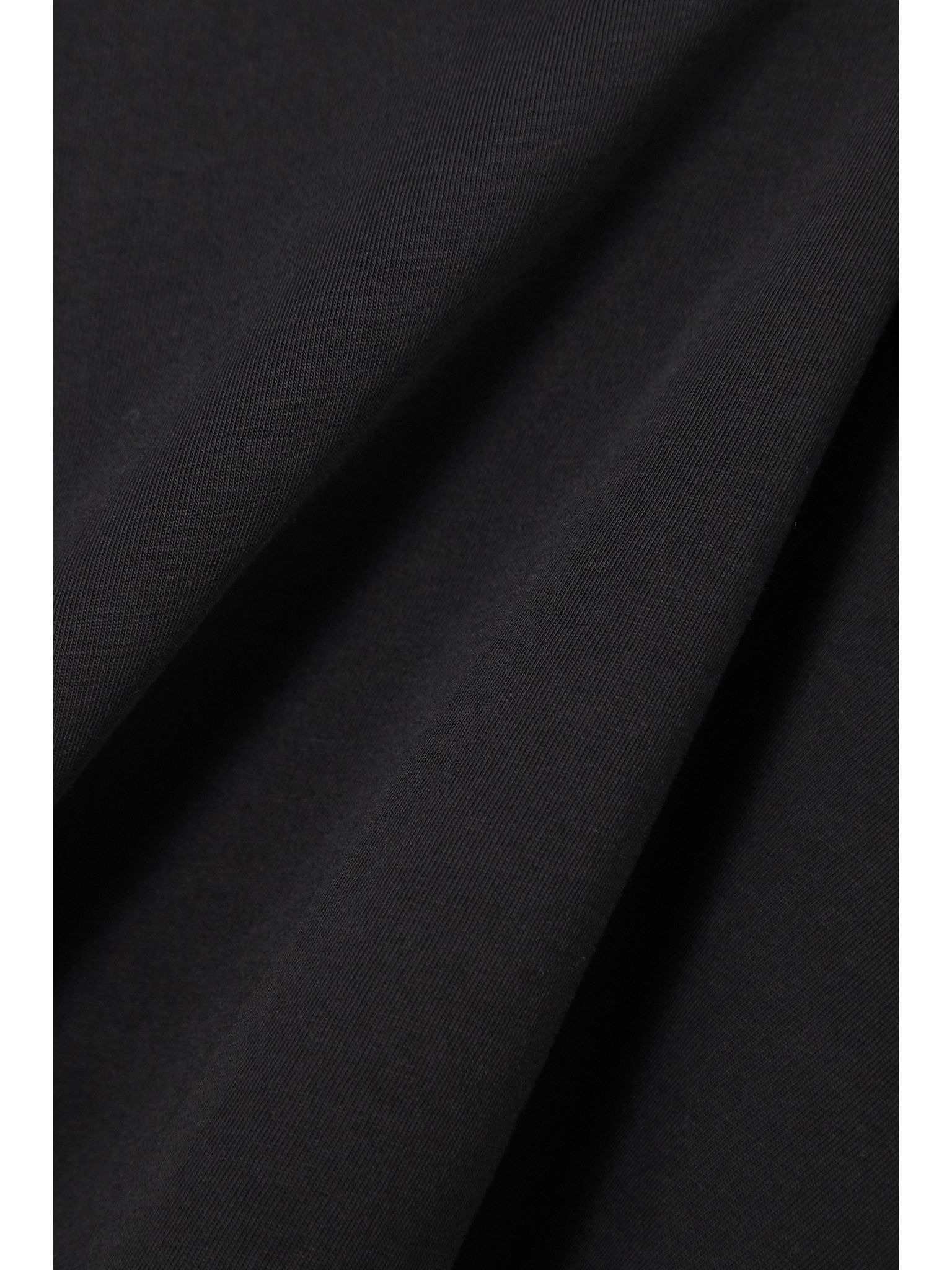 All Yours cropped Pima cotton T-shirt Black - 4