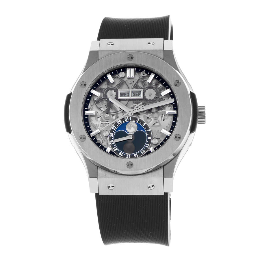 Pre-owned Hublot Classic Fusion Aerofusion Sapphire Skeleton Dial Men's Watch 517.NX.0170.LR - 3