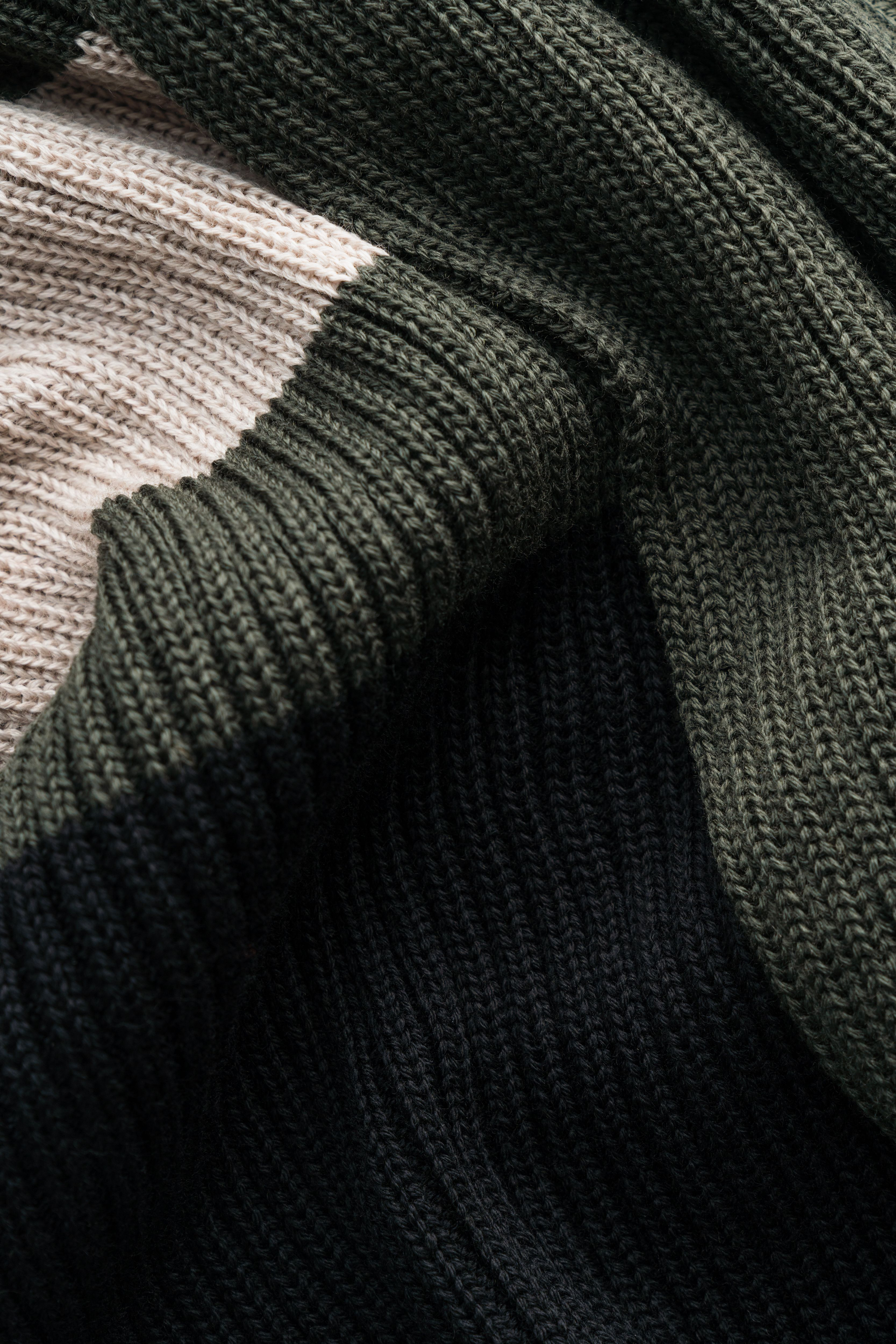 Fringe Scarf Green - 16