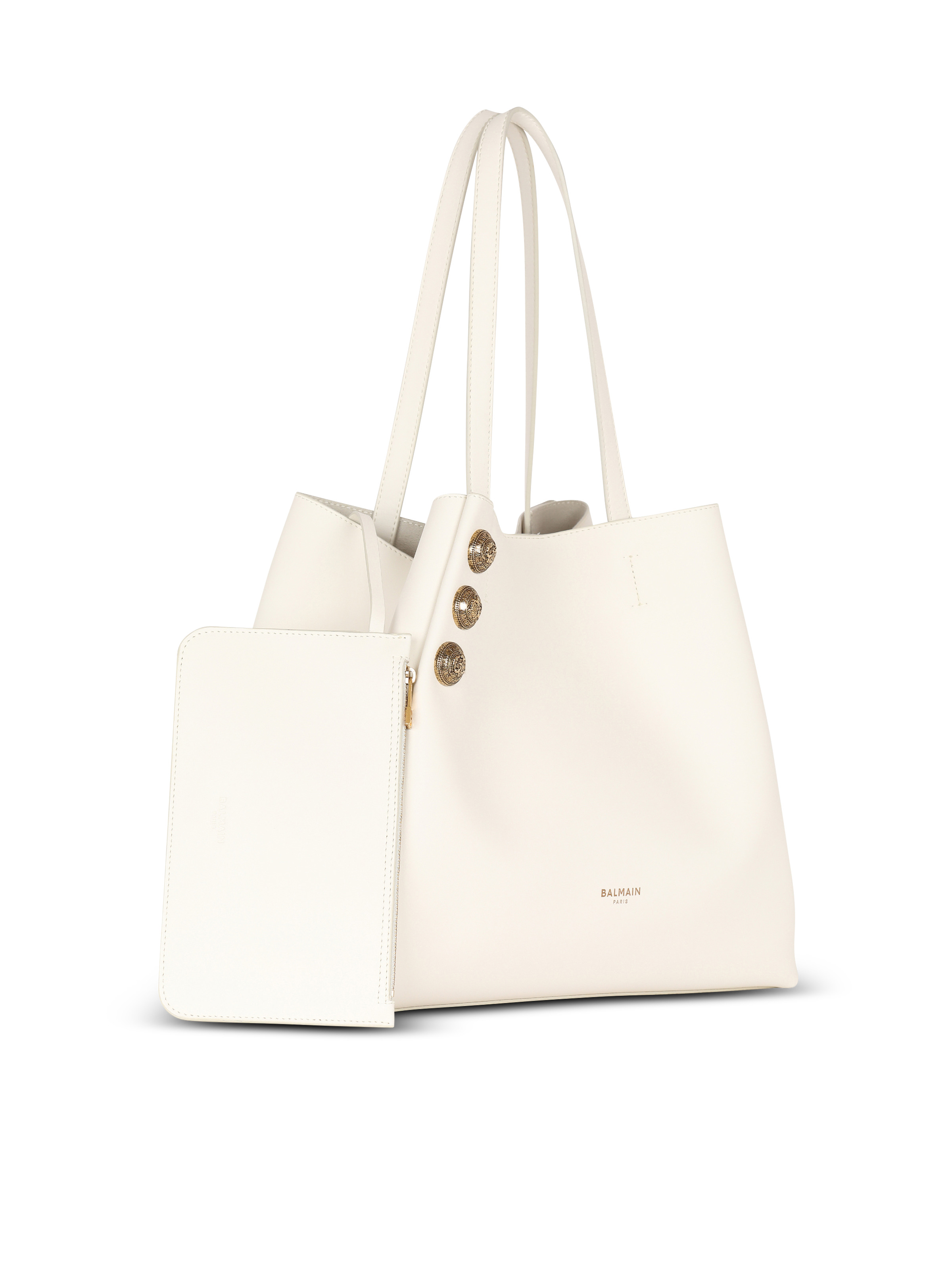 Emblème leather tote bag - 3
