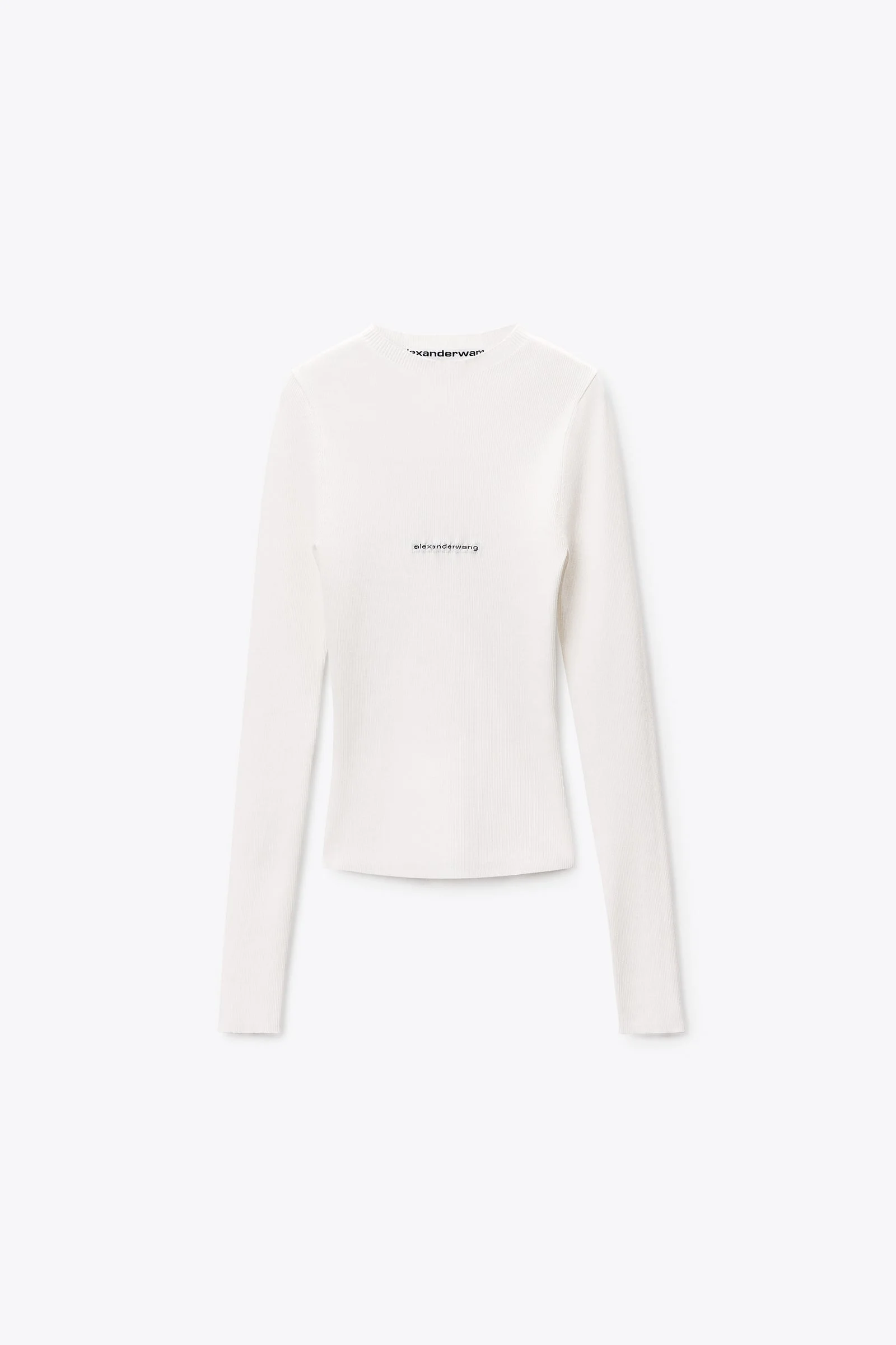 knit logo tee - 1