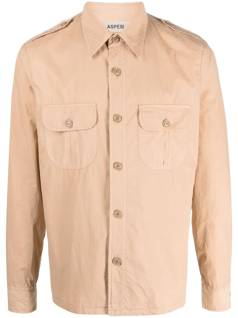 long-sleeve cotton shirt - 1