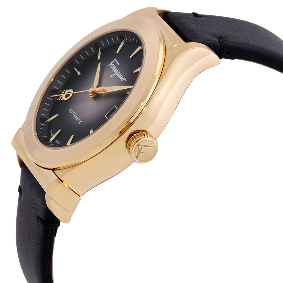 Ferragamo 1927 Automatic Black Dial Men's Watch SFU800124 - 2