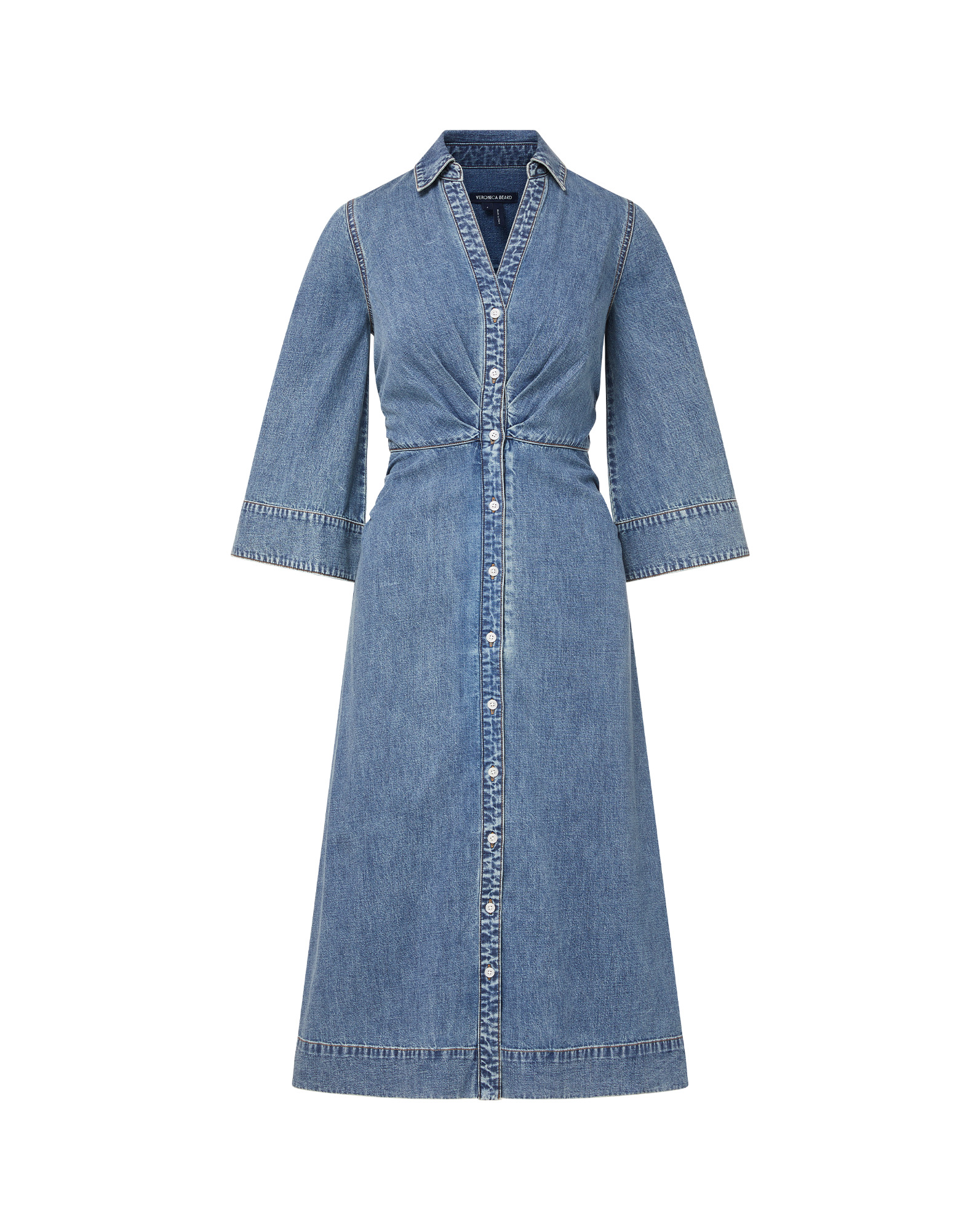 HAYDON DENIM MIDI DRESS - 1