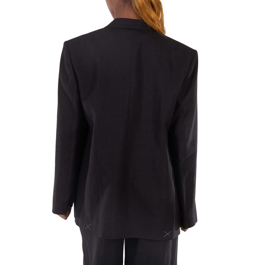 Burberry Long Sleeve Double Breasted Jacket - 5