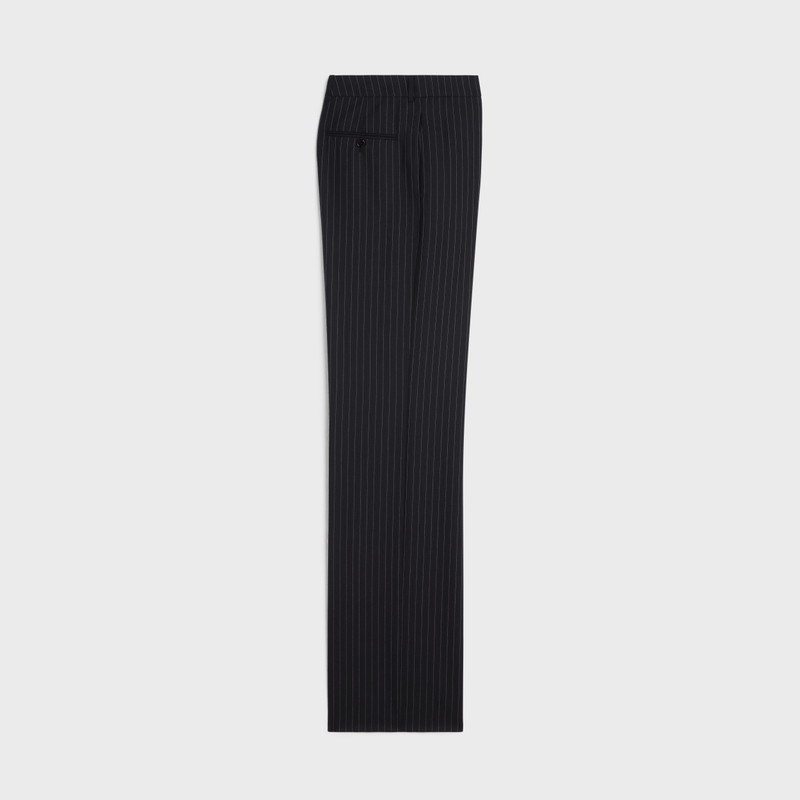 CELINE straight pants in striped wool outlook