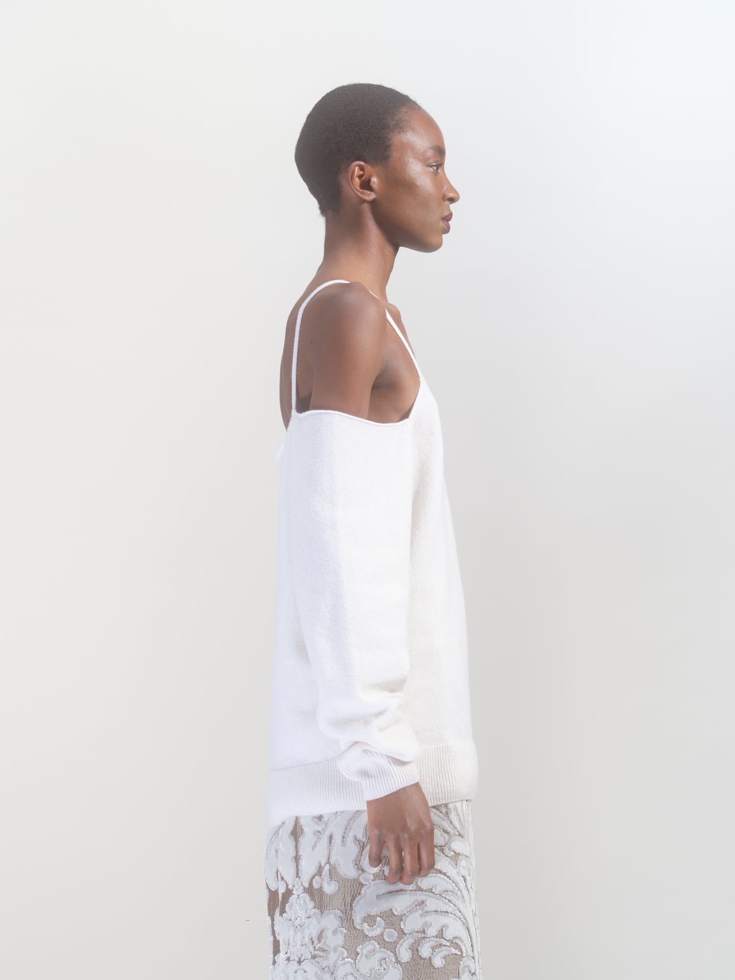 OFF-SHOULDER SWEATER - 5