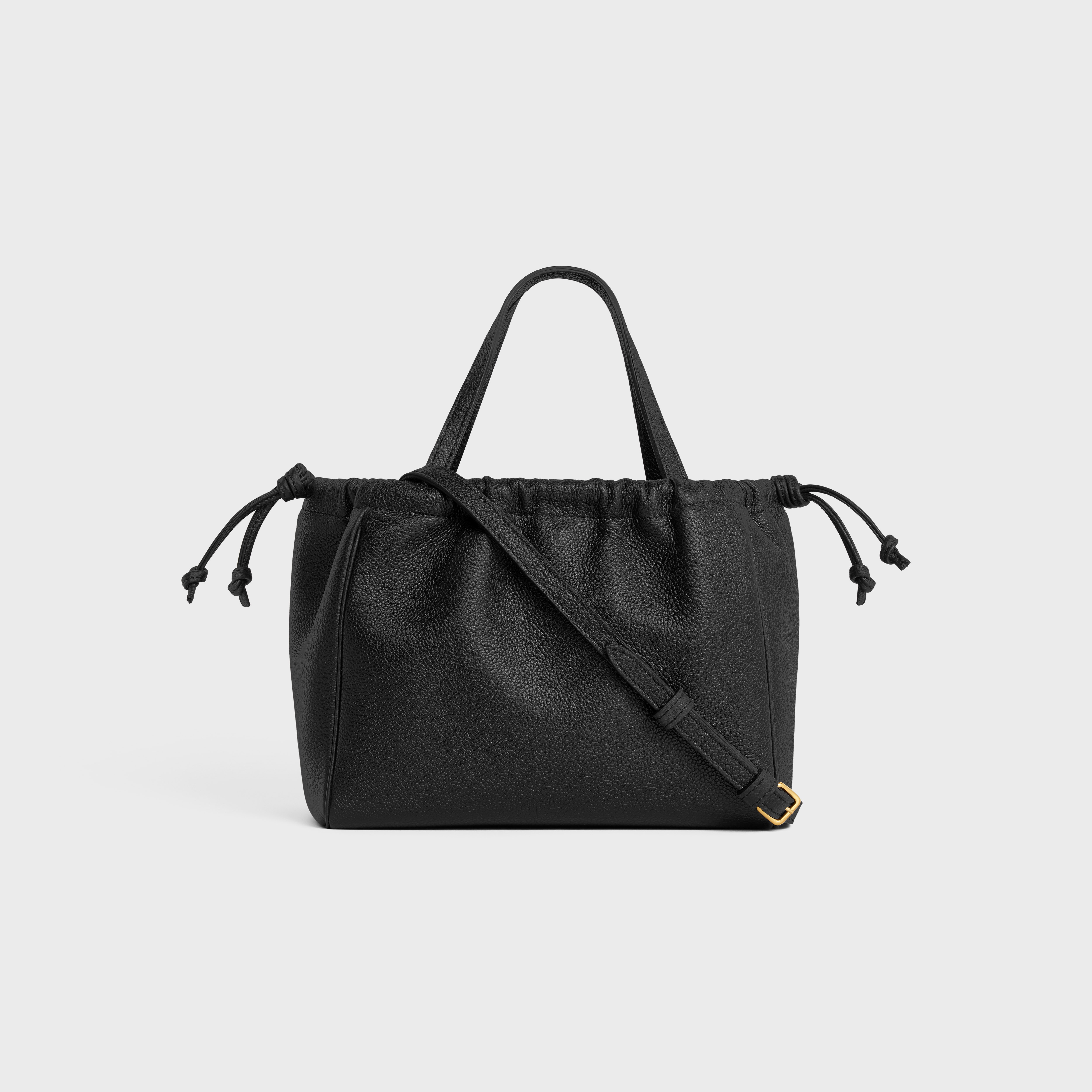 SMALL CABAS DRAWSTRING CUIR TRIOMPHE in Grained calfskin - 3