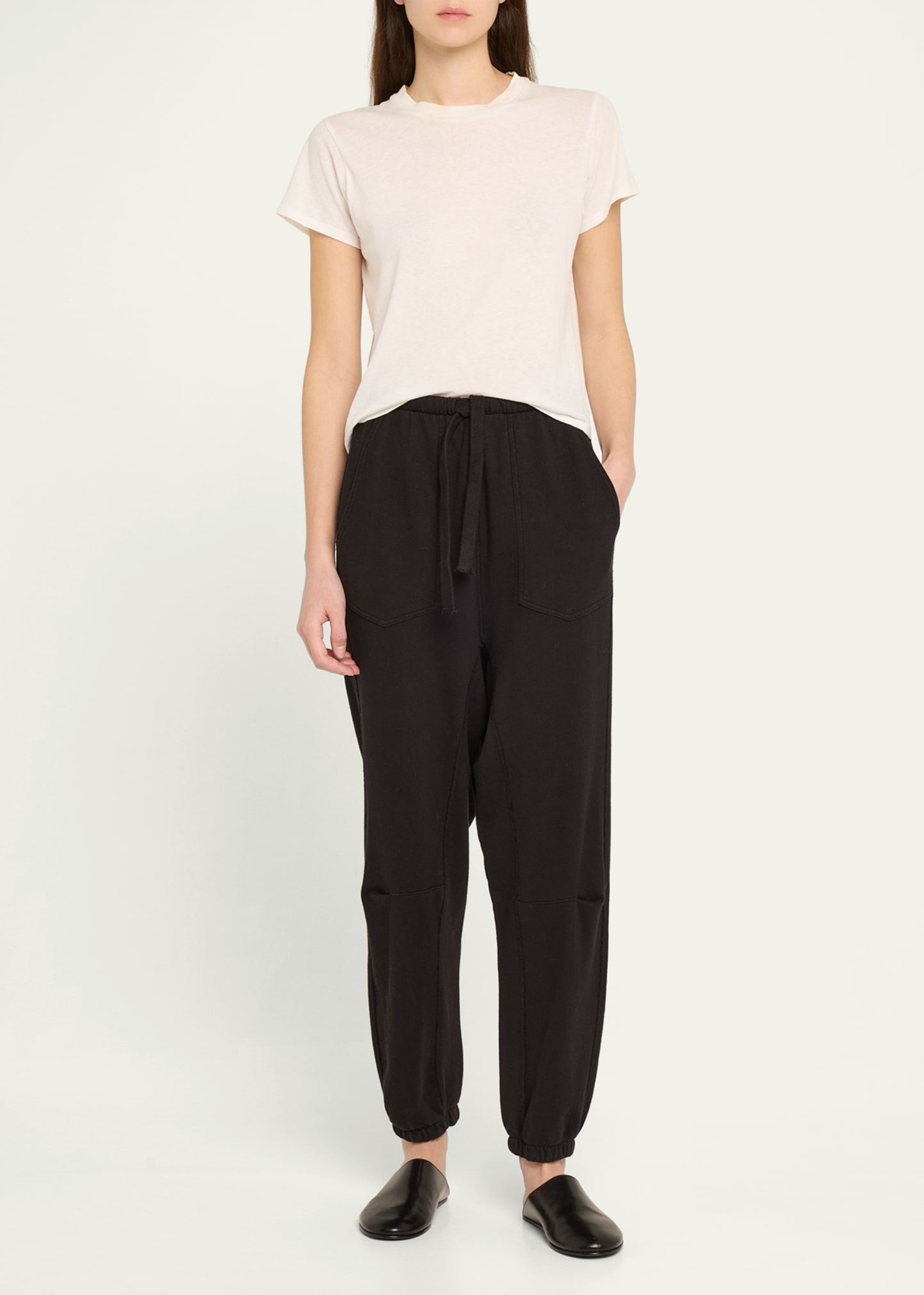 Dulce Drawstring Tapered Sweatpants - 2