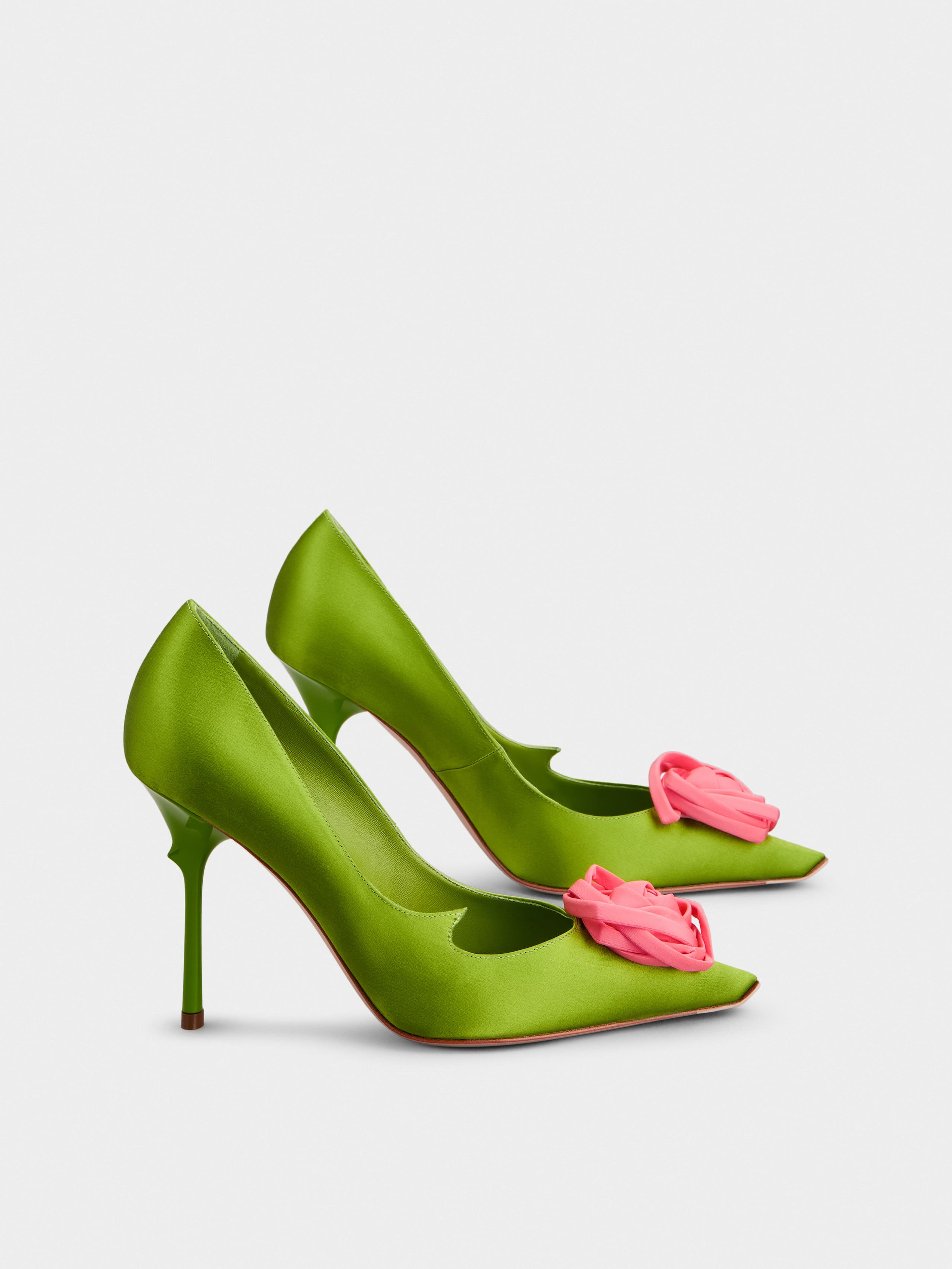 Rose Vivier Pumps in satin - 2