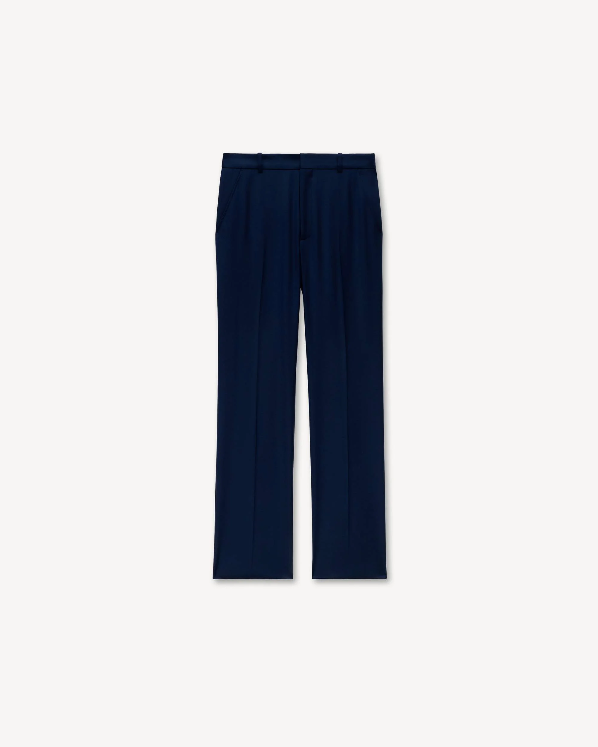 Straight tailored pants in virgin wool - 1