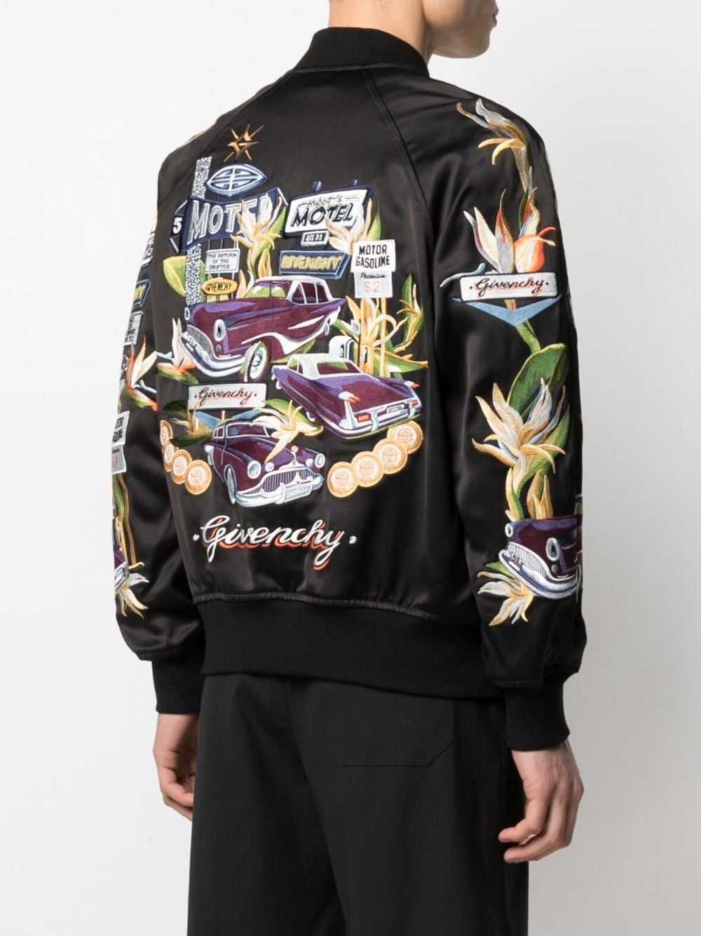motel-embroidered bomber jacket - 4