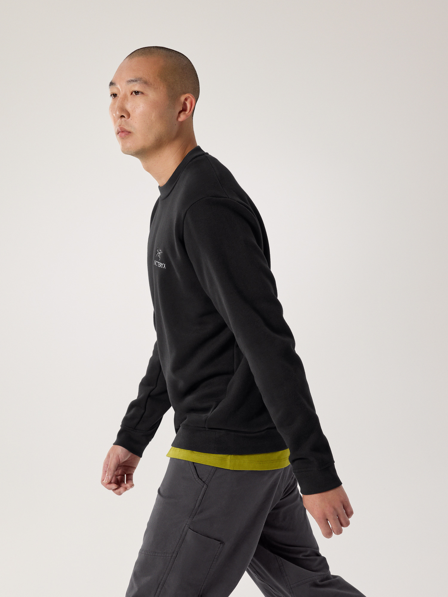 Emblem Fleece Crew Neck Pullover - 6