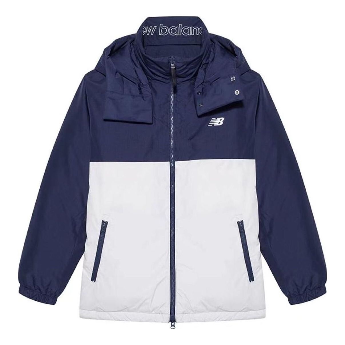 New Balance Classic Color Block Windbreaker 'Blue White' NP847011-NV - 1