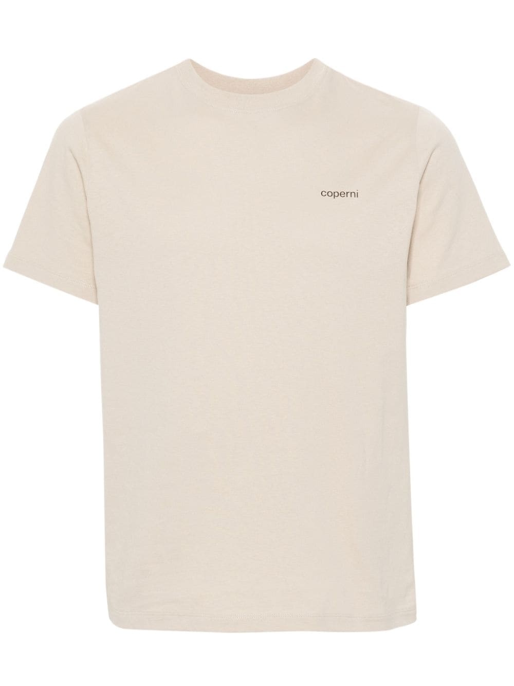 logo-print cotton T-shirt - 1
