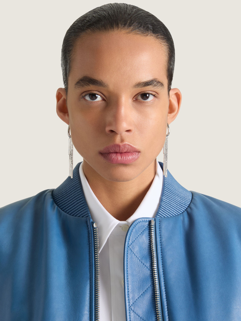 Givenchy GIVENCHY TAPE EARRINGS IN METAL AND ENAMEL outlook