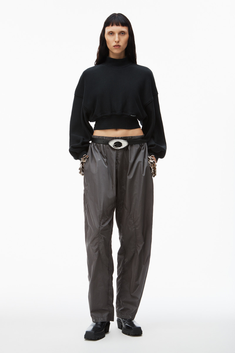 Alexander Wang turtleneck sweatshirt in classic terry outlook