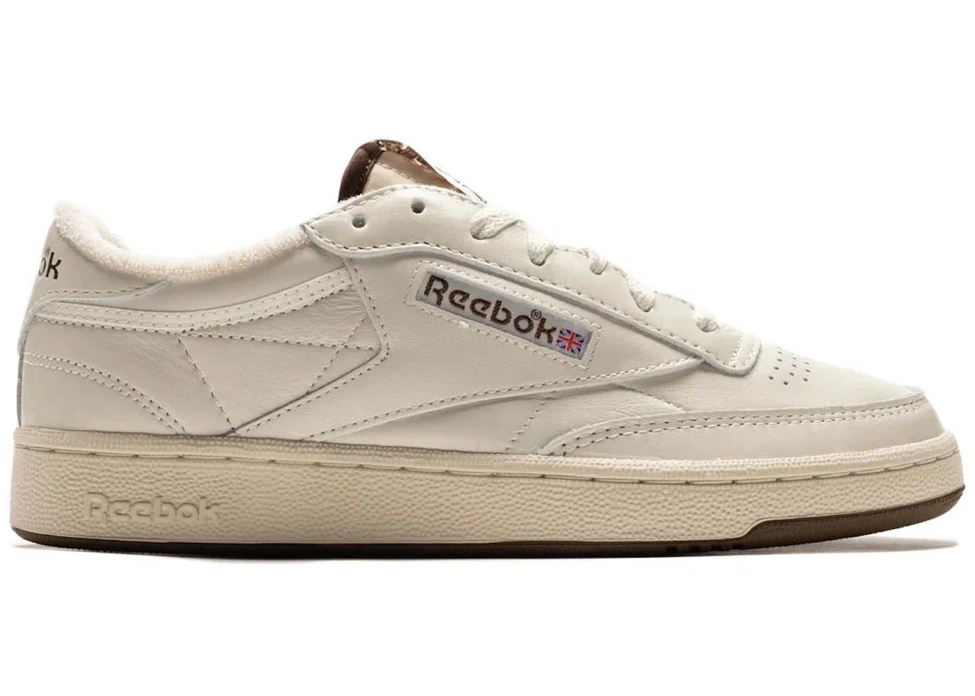 Reebok Club C 85 Vintage Chalk Paper White Brush Brown - 1