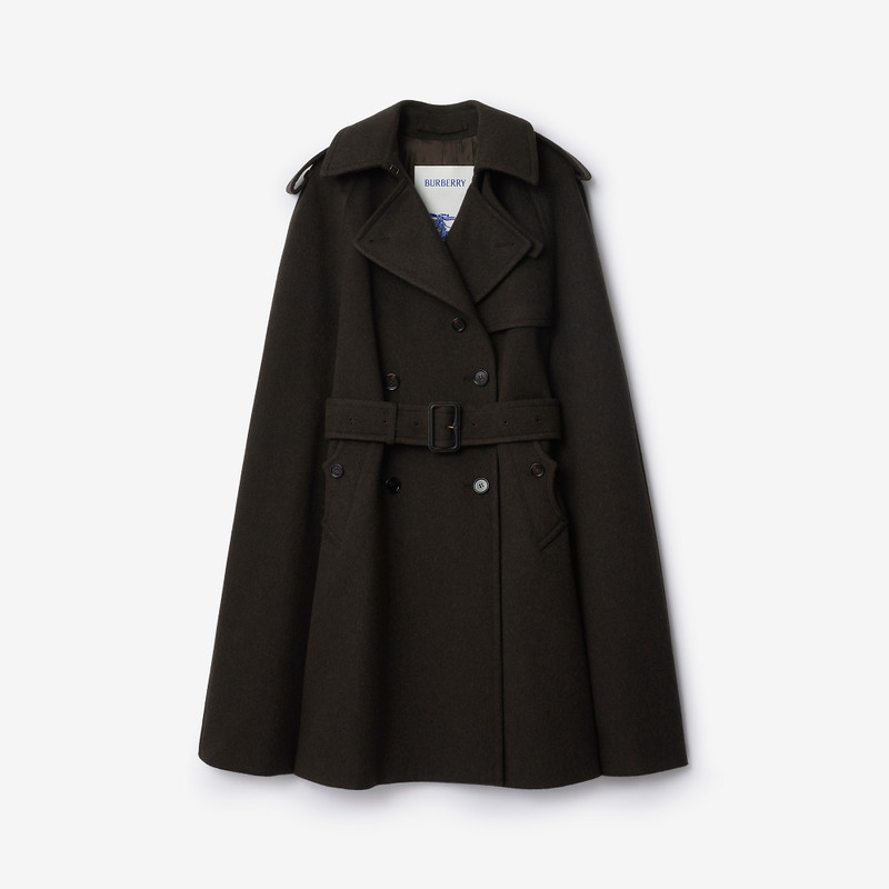 Cashmere Belmont Trench Cape 1