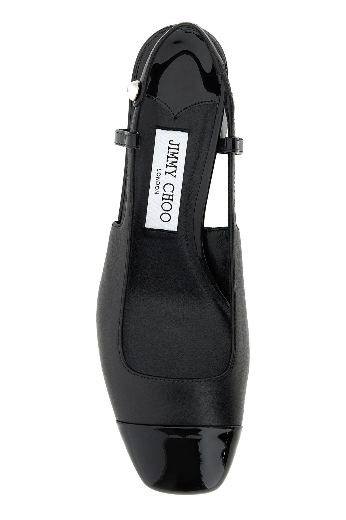 Black nappa leather Elisa pumps - 4